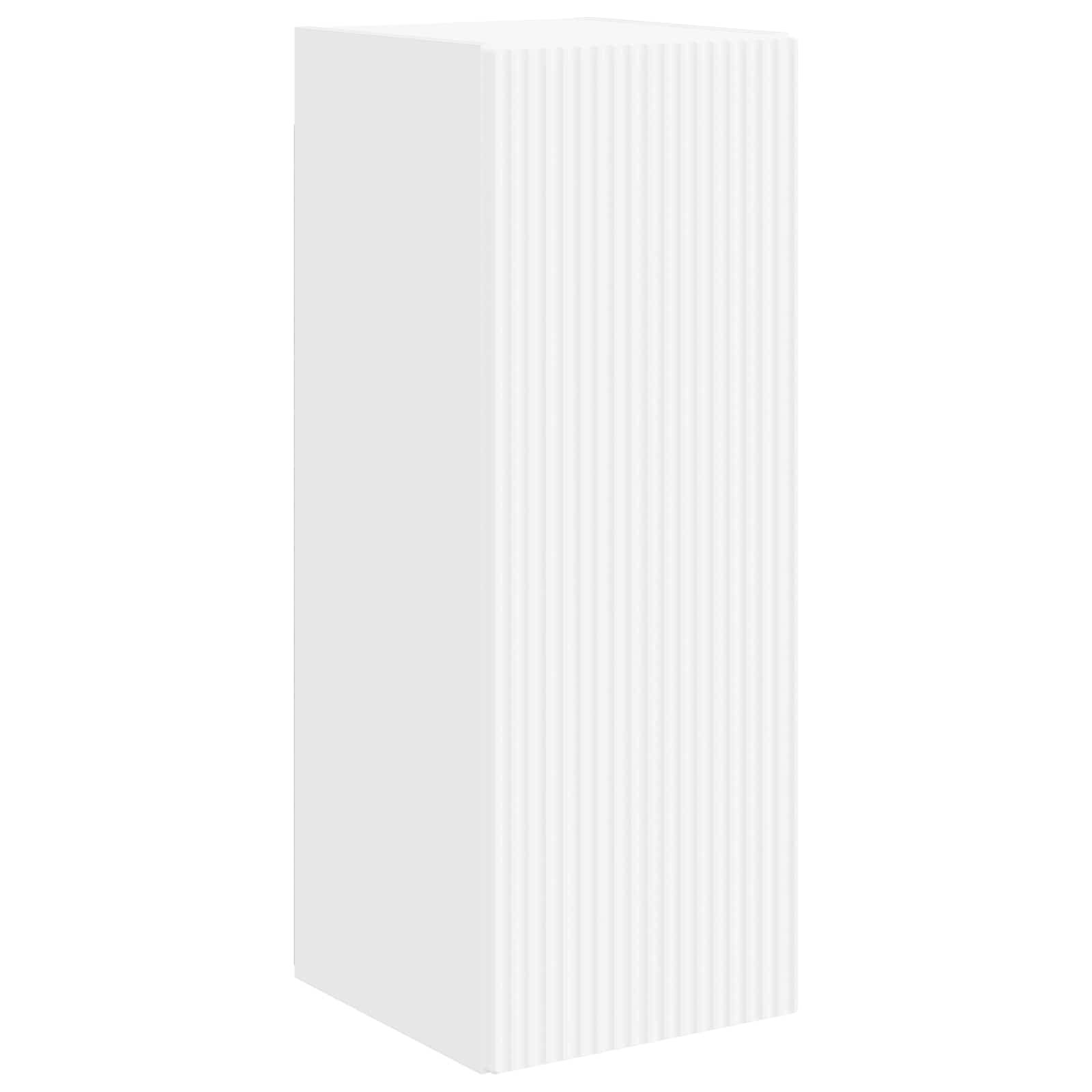 Ensemble de meuble TV mural 4 pcs Blanc Bois d'ingénierie - XIOS