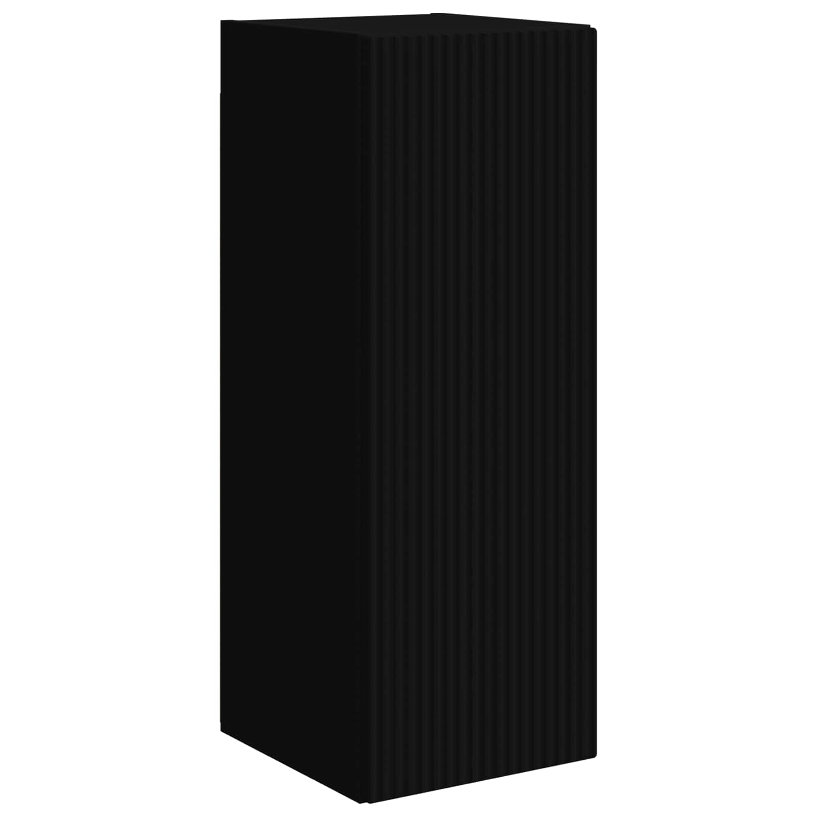 Ensemble de meuble TV mural 4 pcs Noir Bois d'ingénierie - XIOS