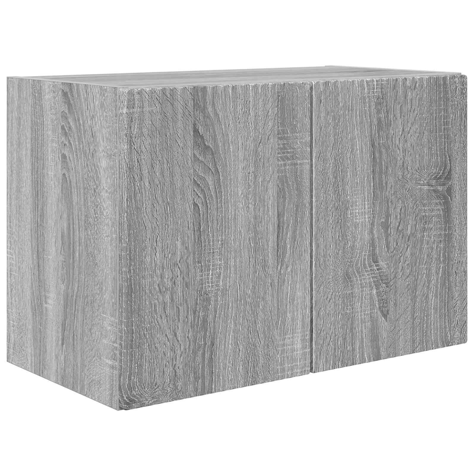 Ensemble de meuble TV mural 4 pcs Gris Sonoma Bois d'ingénierie - XIOS