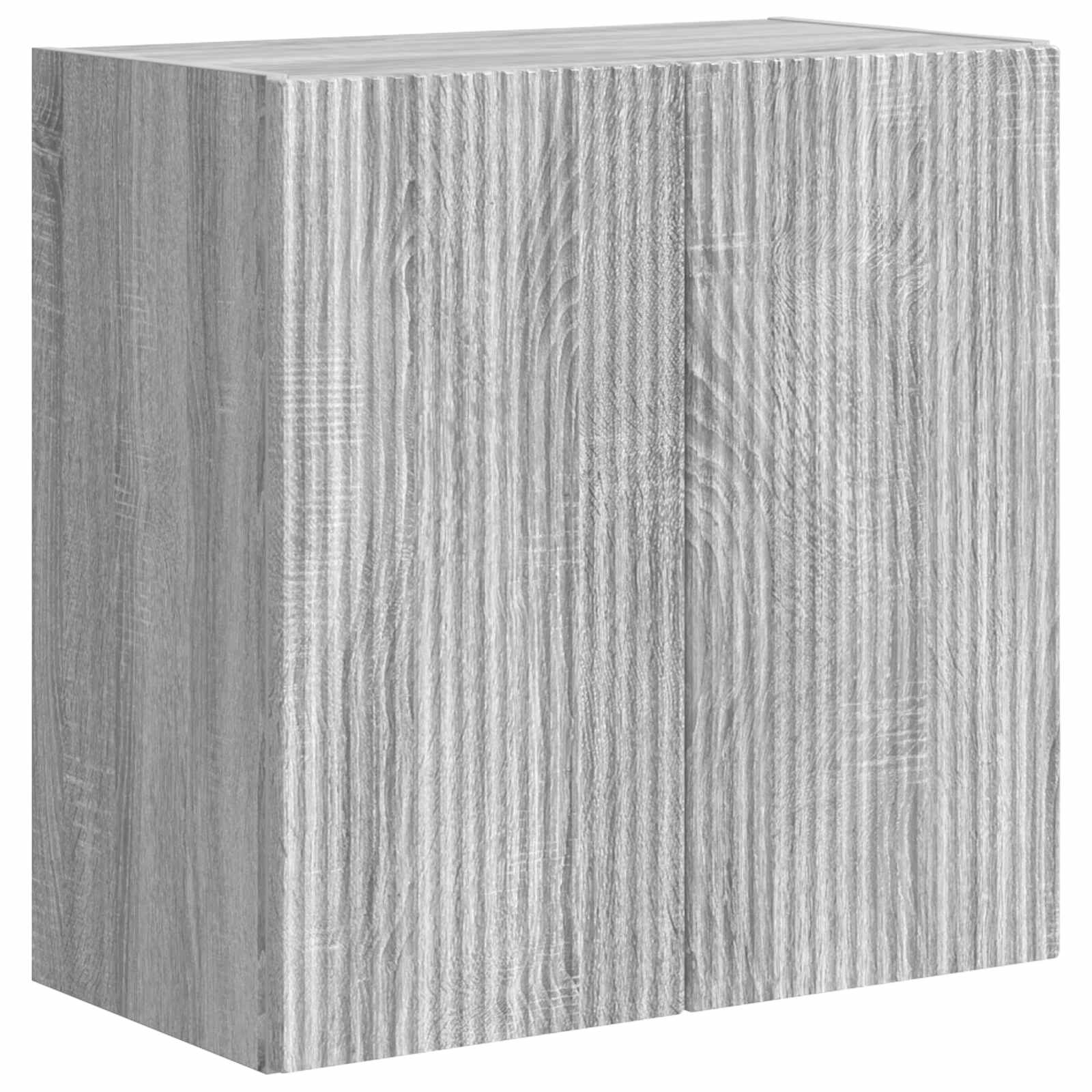 Ensemble de meuble TV mural Montage mural 6 pcs Gris Sonoma - XIOS