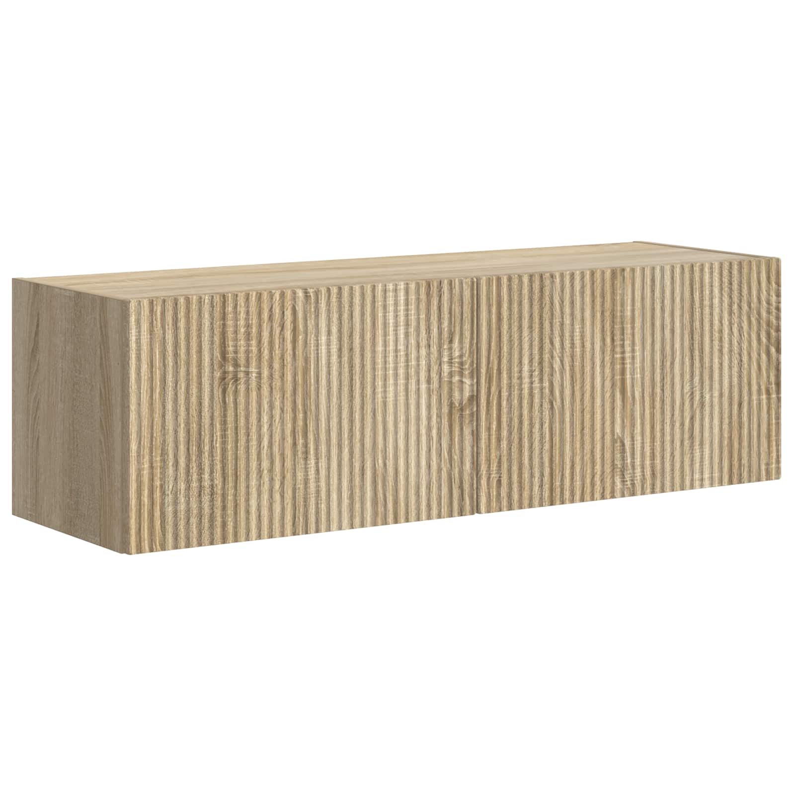 Ensemble de meuble TV mural 6 pc Chêne Sonoma