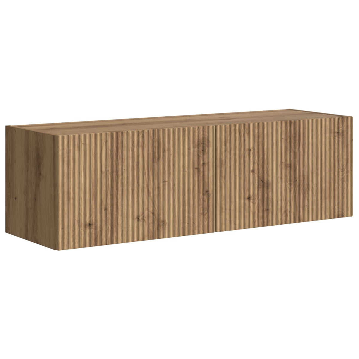 Ensemble de meuble TV mural 6 pc Chêne artisanal - XIOS
