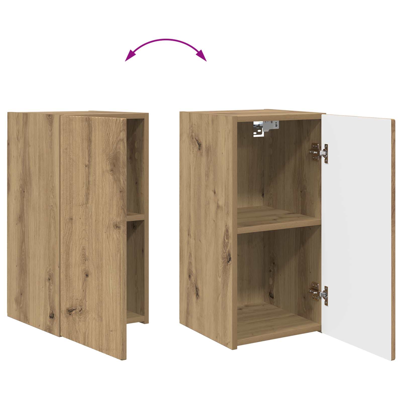 Ensemble meuble TV 2 pcs Chêne artisanal Bois d'ingénierie - XIOS