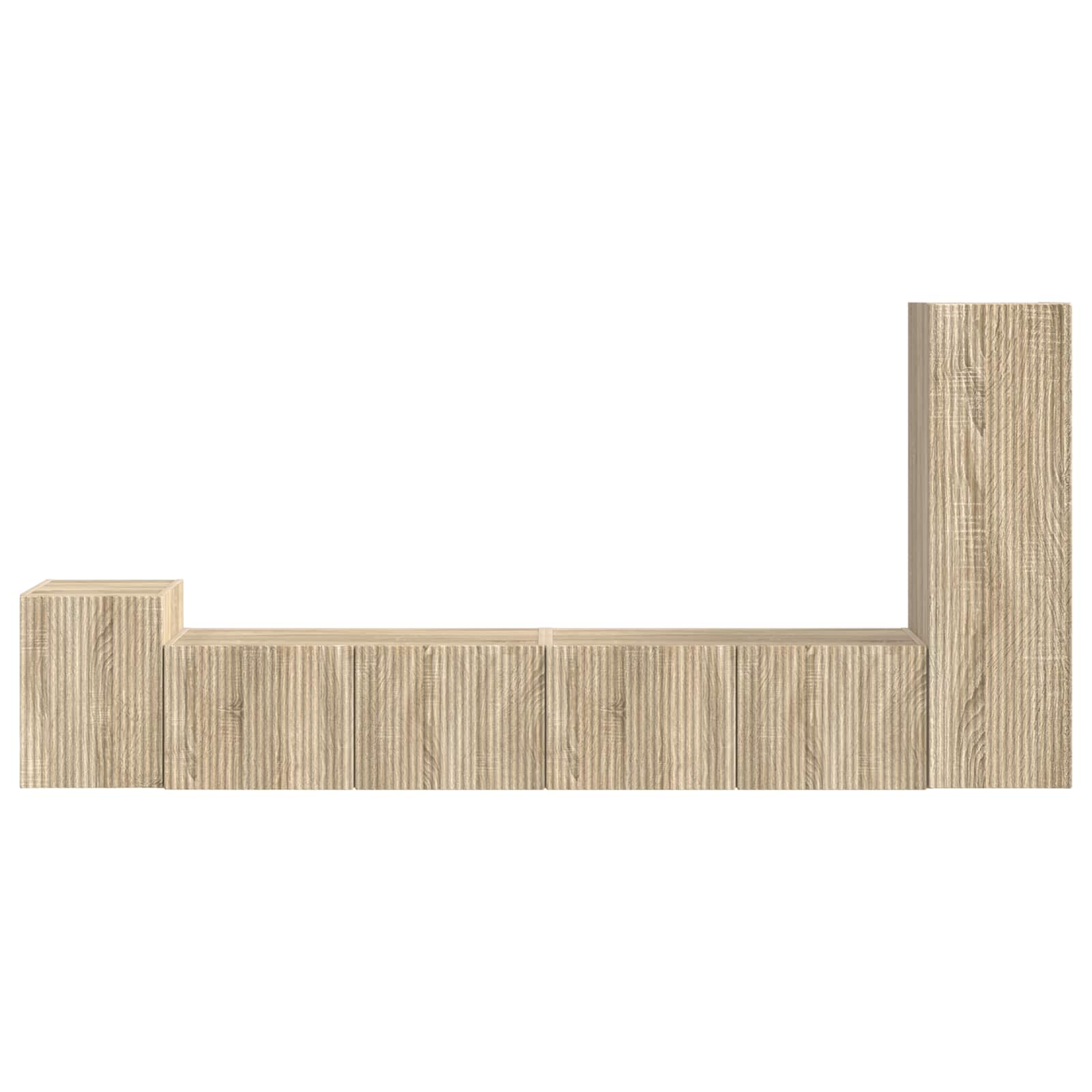 Ensemble meuble TV 3 pcs Chêne Sonoma Bois d'ingénierie - XIOS