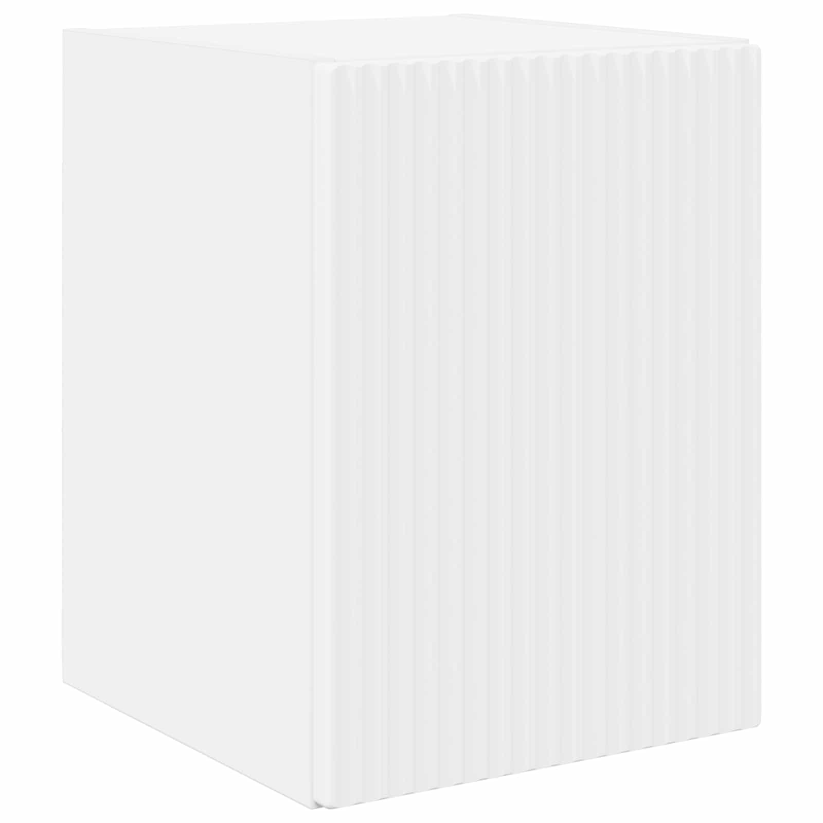 Ensemble meuble TV Montage mural 4 pcs Blanc Bois d'ingénierie - XIOS