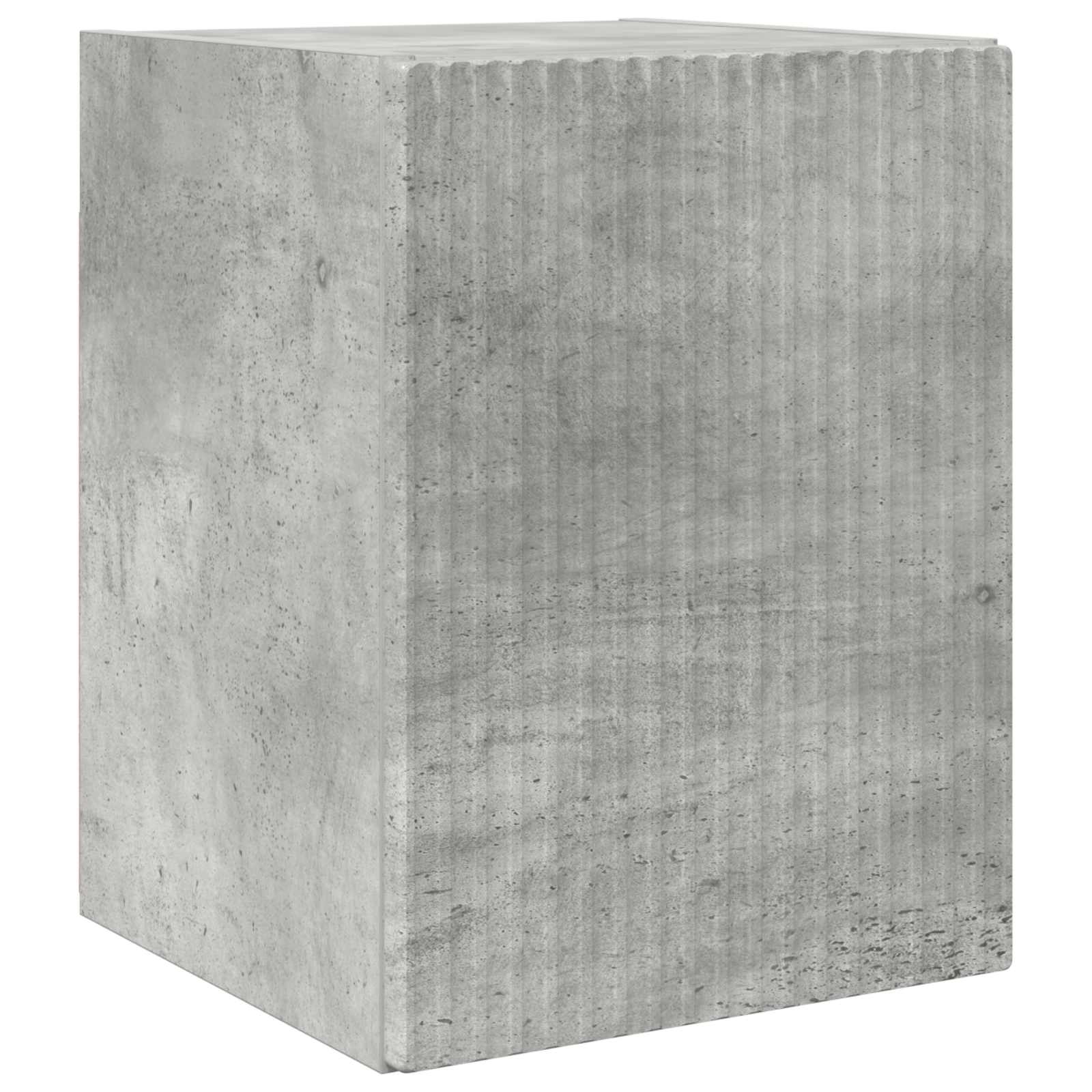 Ensemble meuble TV 4 pcs Gris béton Bois d'ingénierie - XIOS