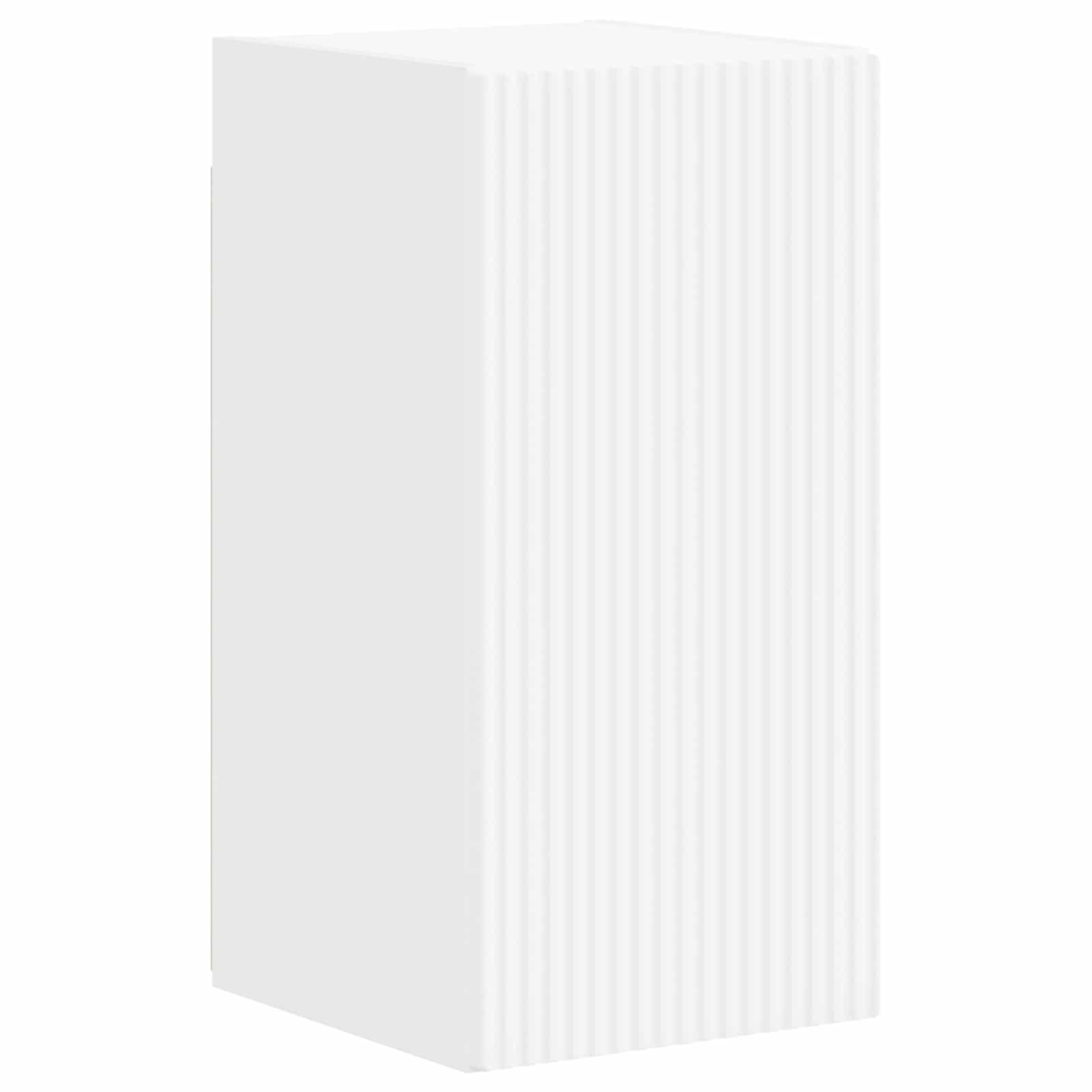 Ensemble meuble TV Montage mural 4 pcs Blanc Bois d'ingénierie - XIOS