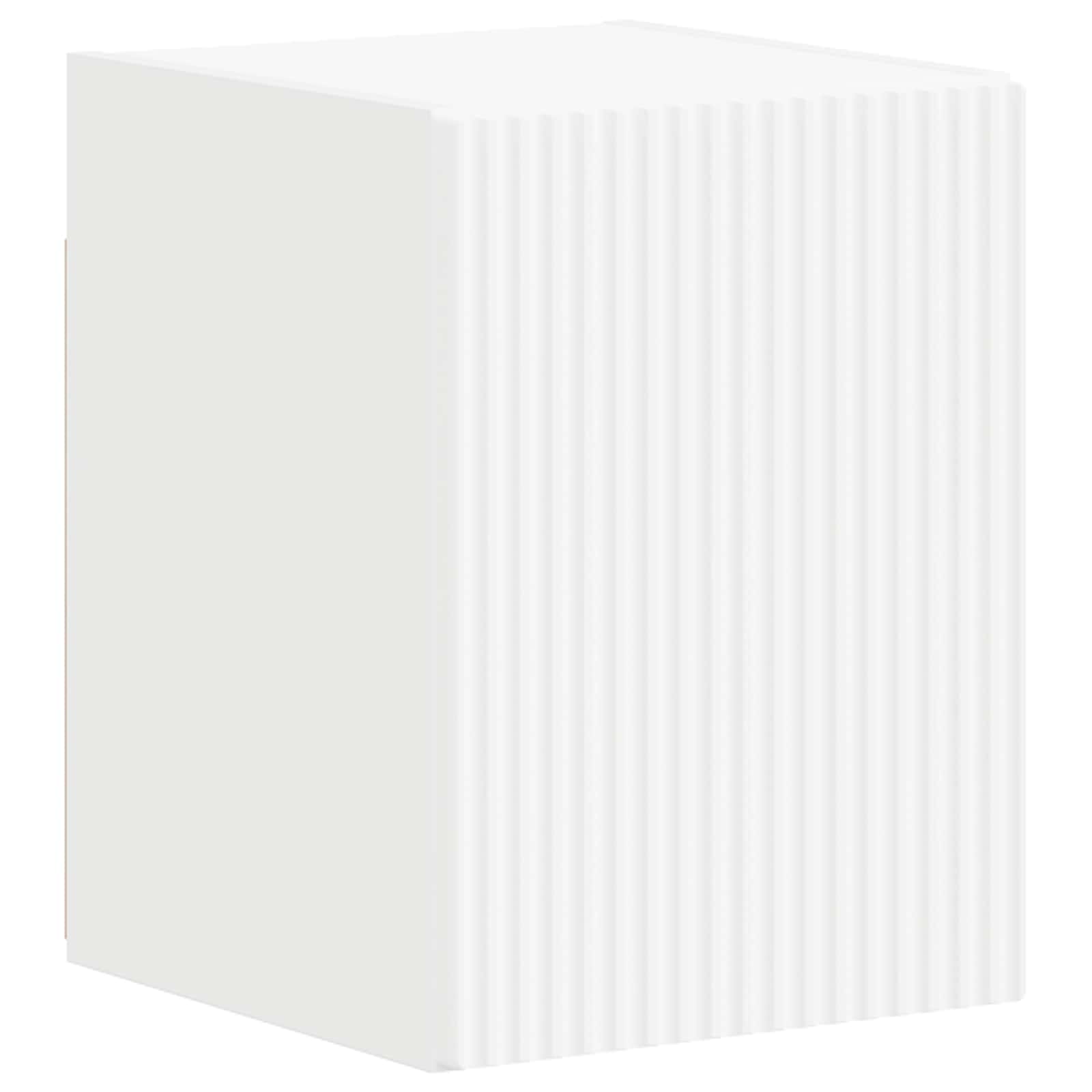 Ensemble meuble TV Montage mural 4 pcs Blanc Bois d'ingénierie - XIOS