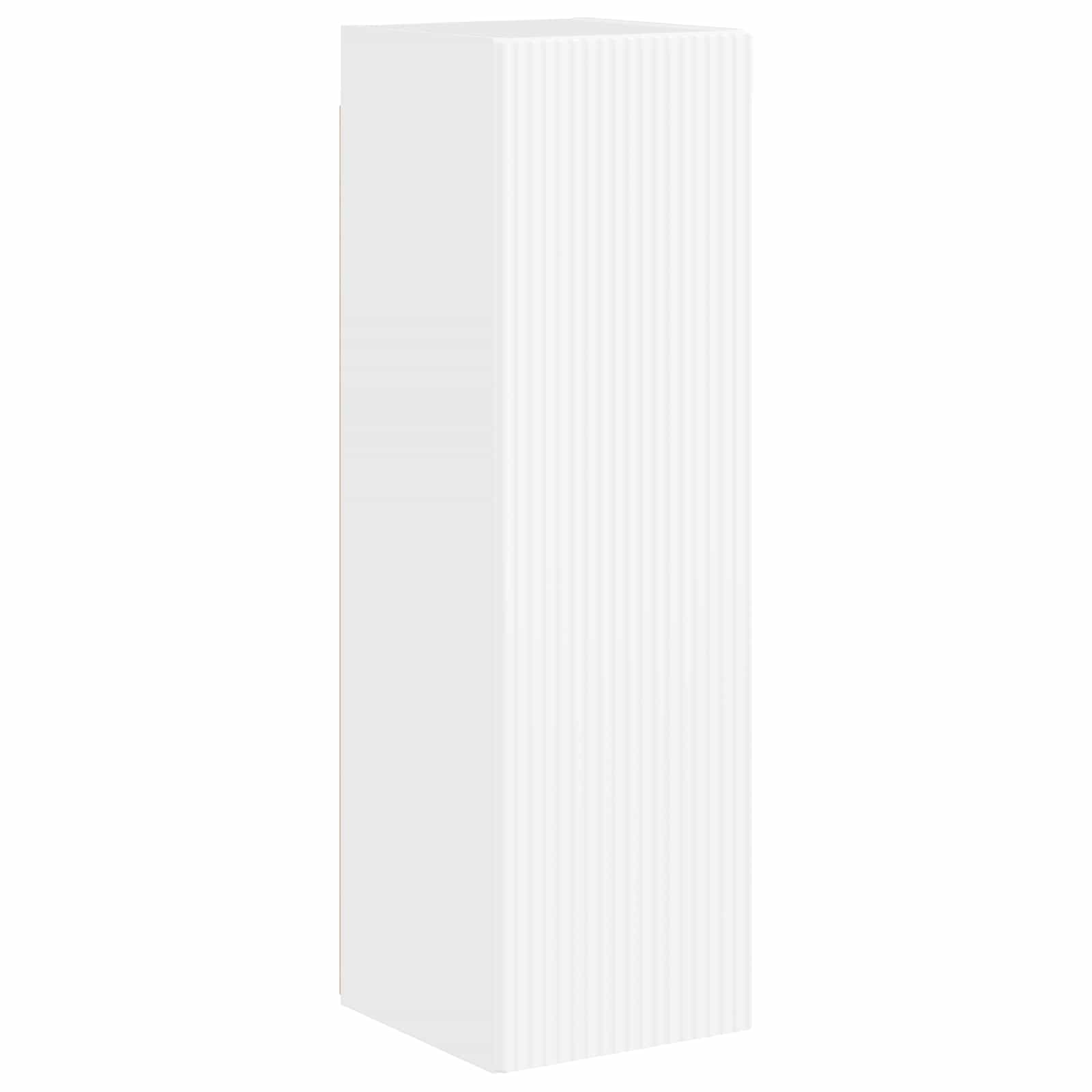 Ensemble meuble TV 4 pcs Blanc brillant Bois d'ingénierie - XIOS