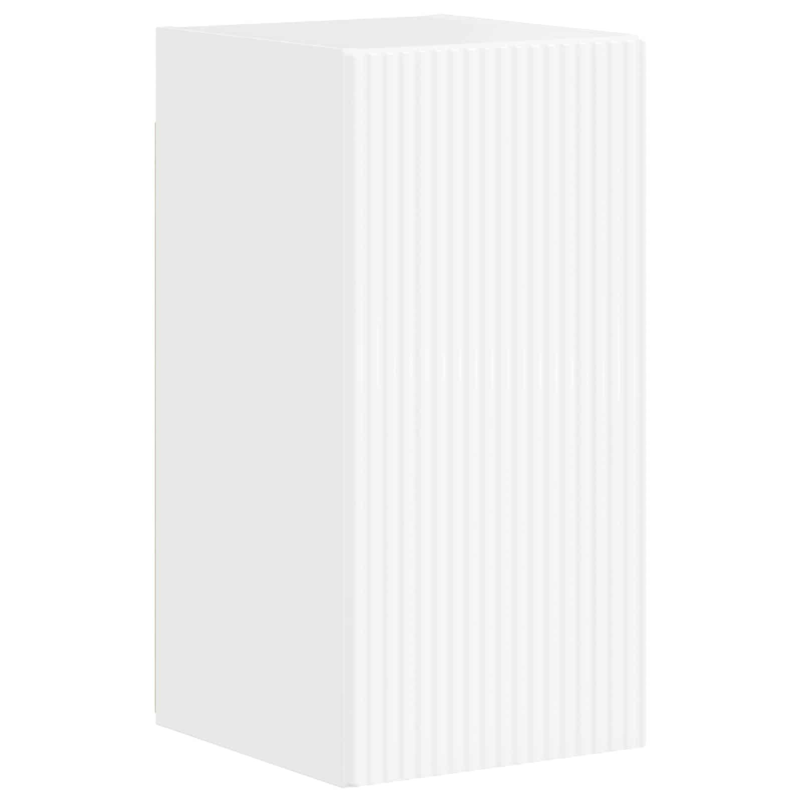 Ensemble meuble TV 4 pcs Blanc brillant Bois d'ingénierie - XIOS