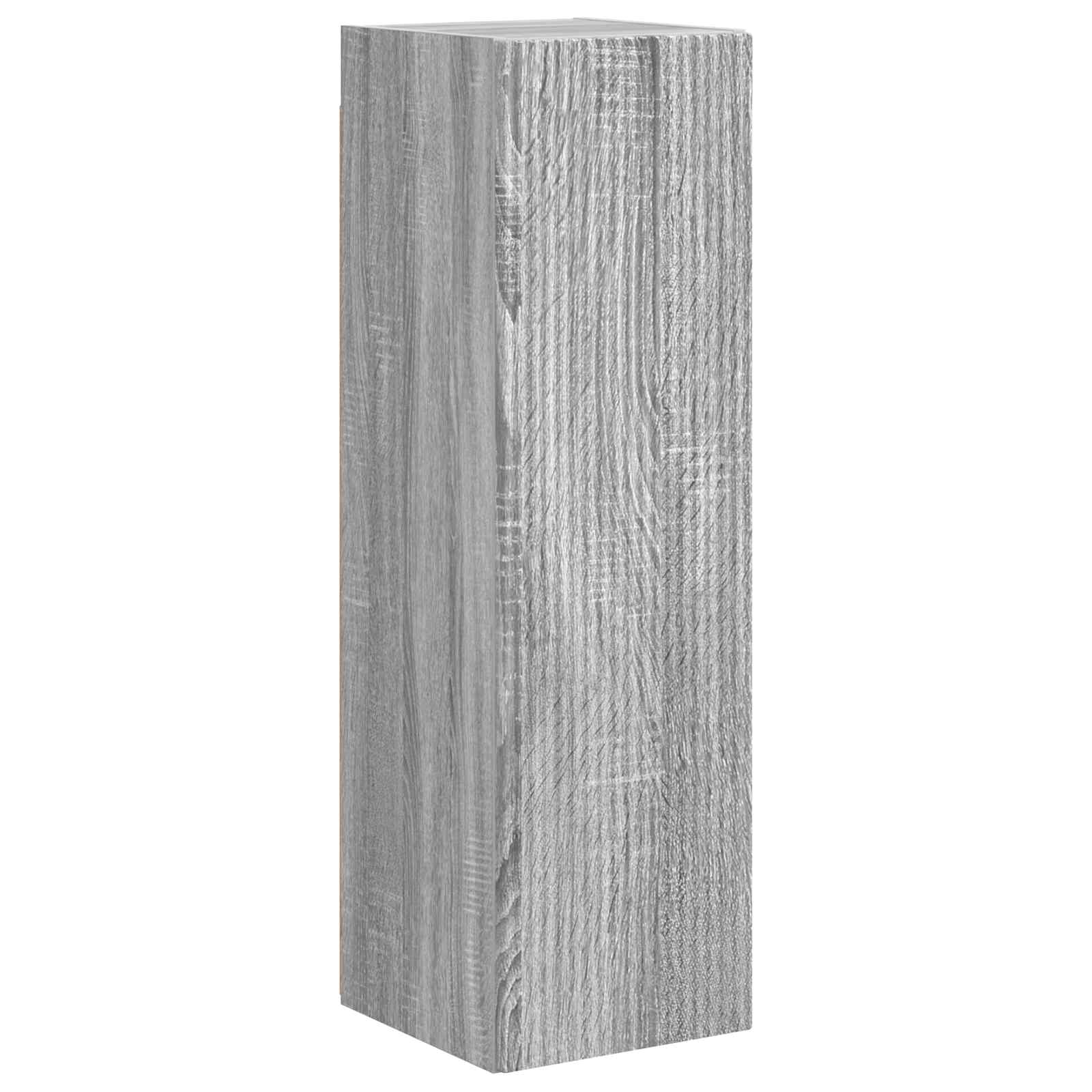 Ensemble meuble TV 4 pcs Gris Sonoma Bois d'ingénierie - XIOS