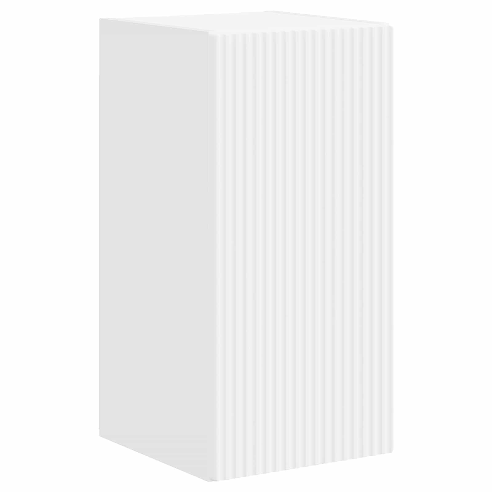 Ensemble meuble TV Montage mural 4 pcs Blanc Bois d'ingénierie - XIOS