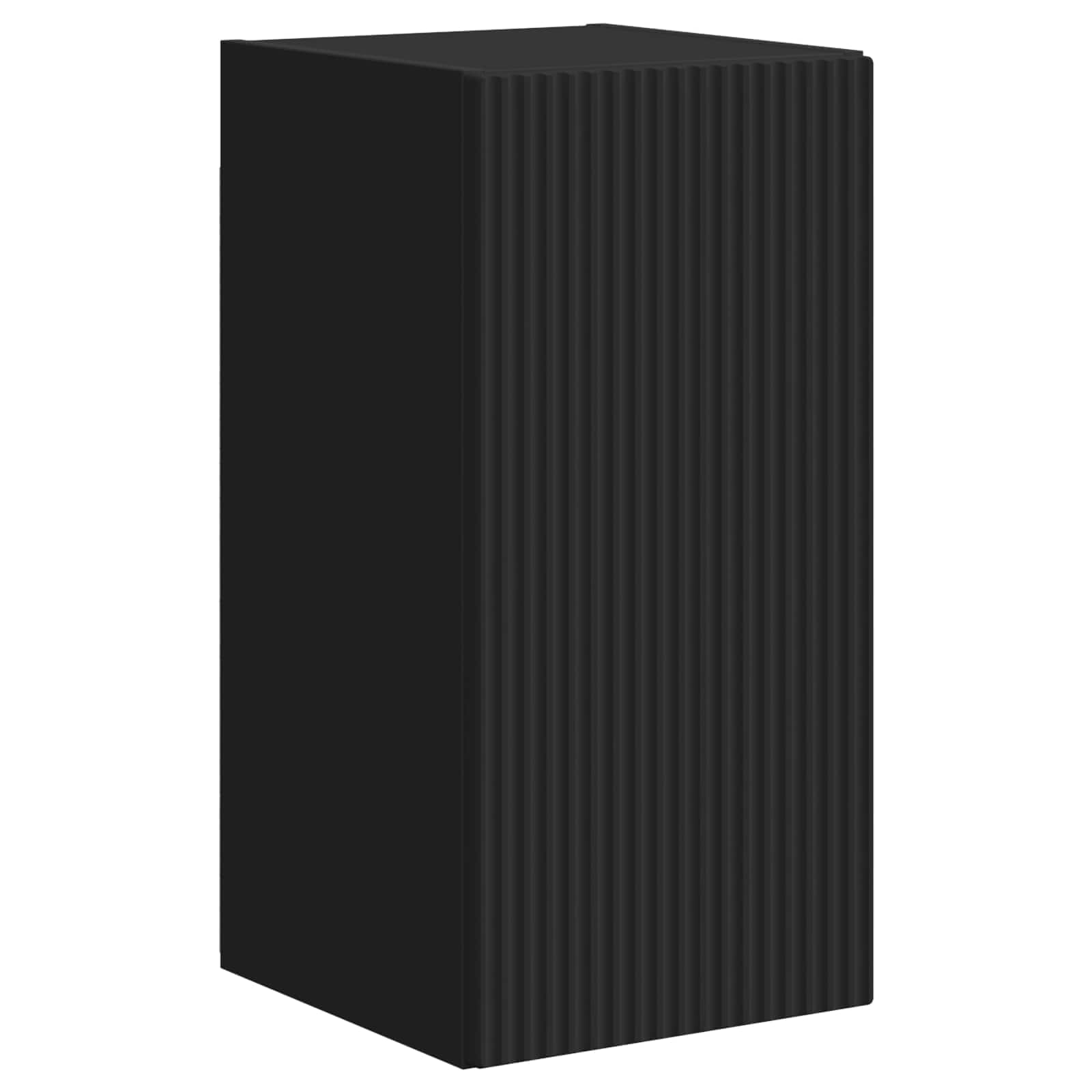 Ensemble meuble TV Montage mural 4 pcs Noir Bois d'ingénierie - XIOS