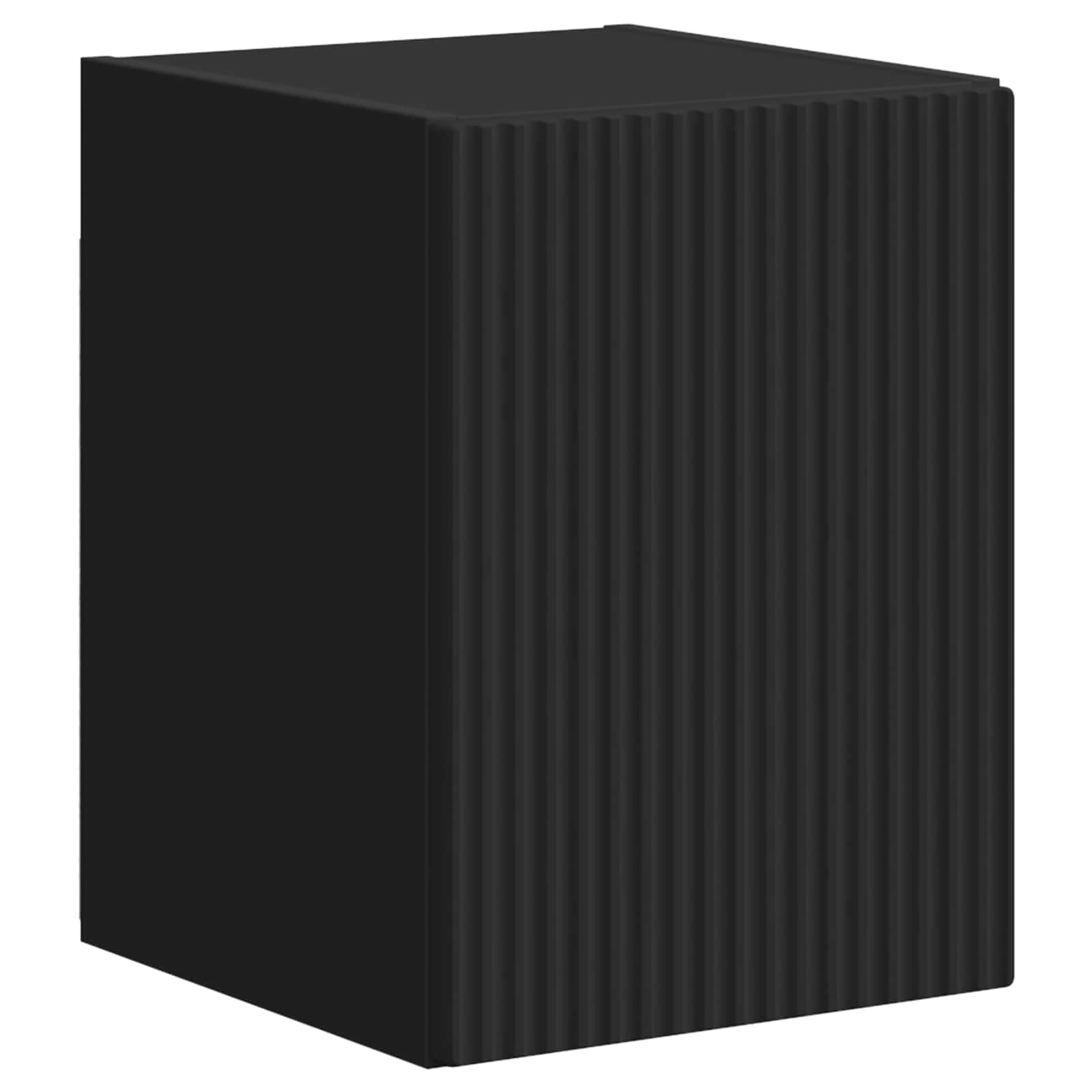 Ensemble meuble TV Montage mural 4 pcs Noir Bois d'ingénierie - XIOS