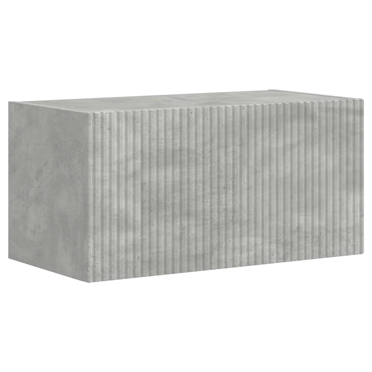 Ensemble meuble TV 5 pc Gris béton Bois d’ingénierie - XIOS