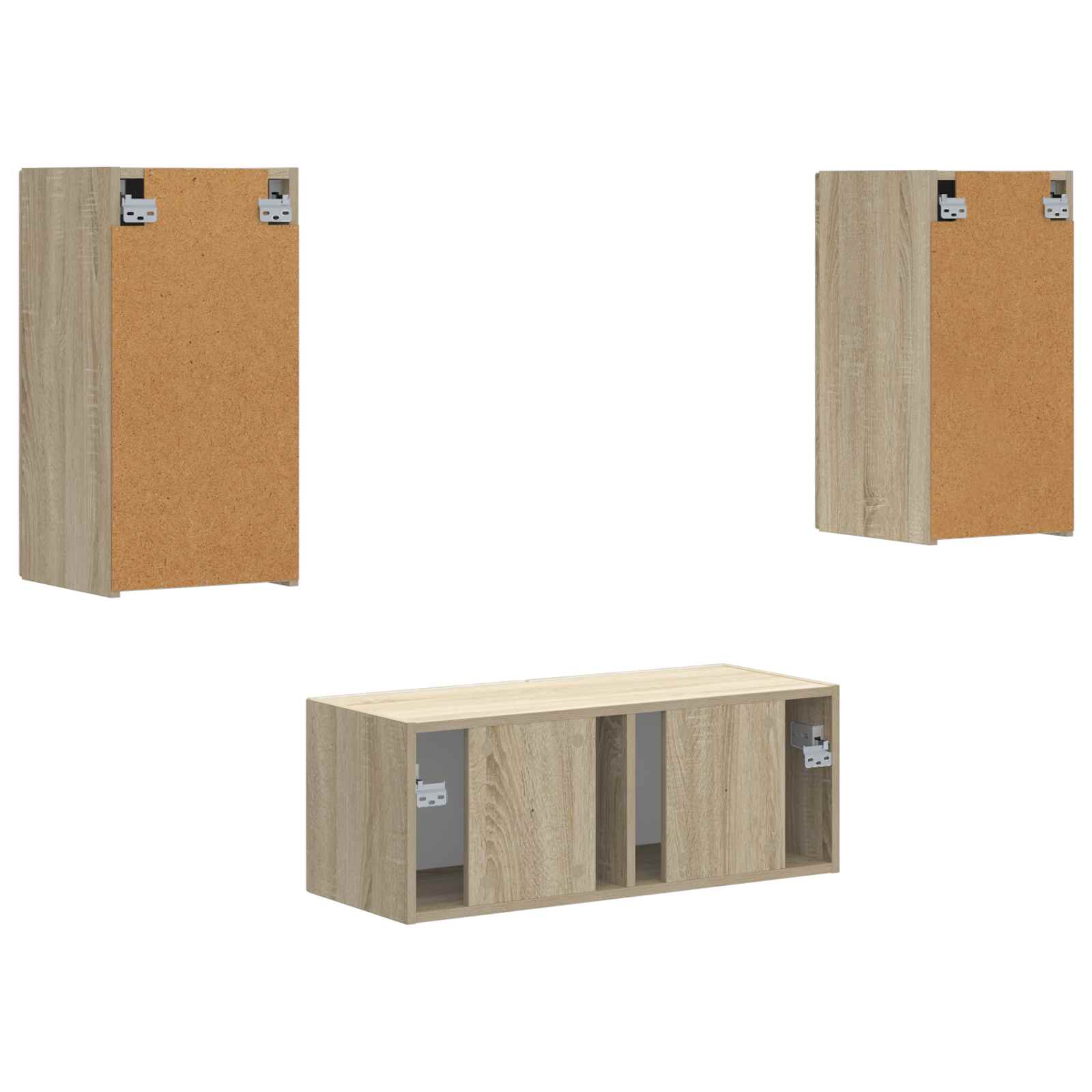 Ensemble meuble TV 6 pc Chêne Sonoma Bois d'ingénierie