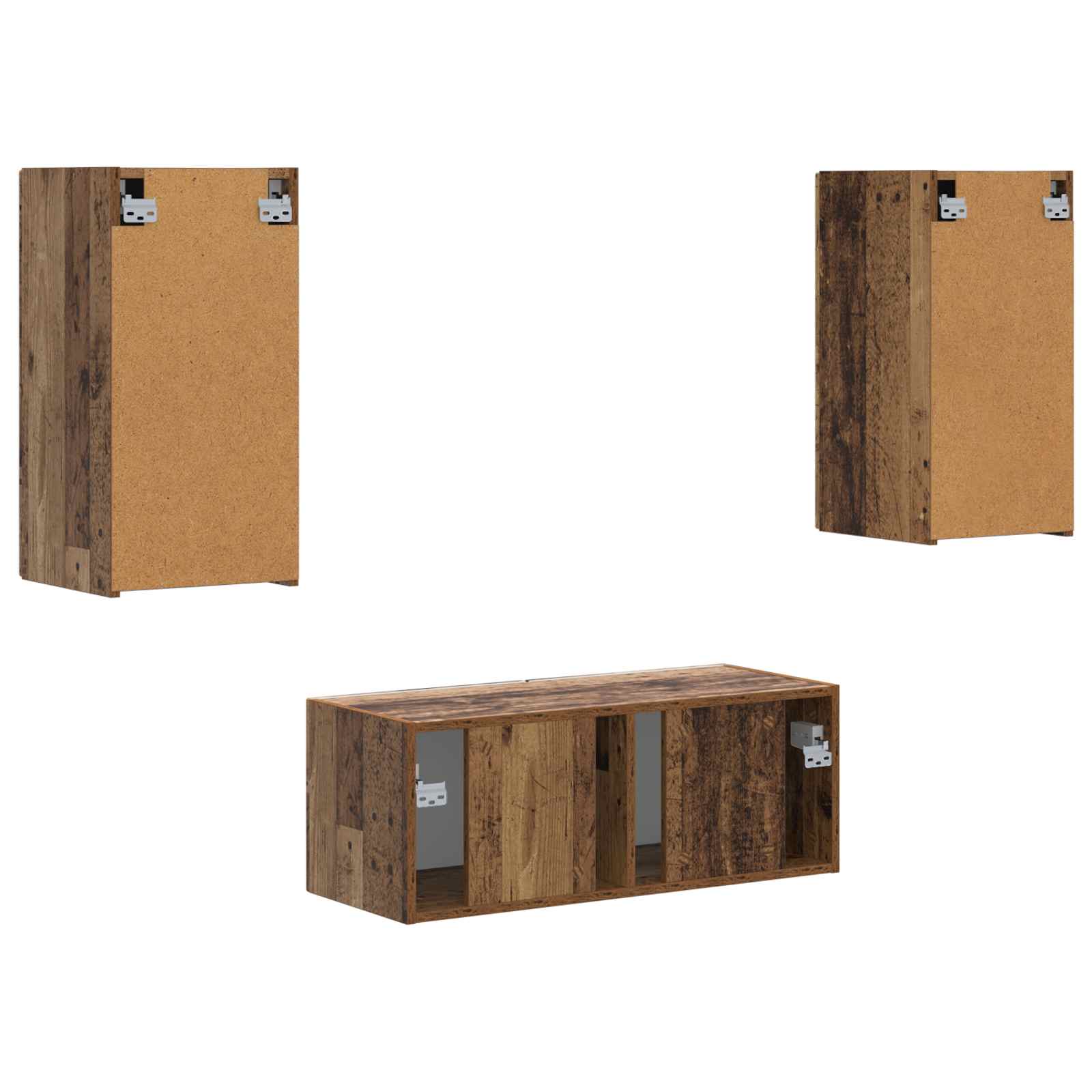 Ensemble meuble TV 6 pcs Bois ancien Bois d'ingénierie - XIOS