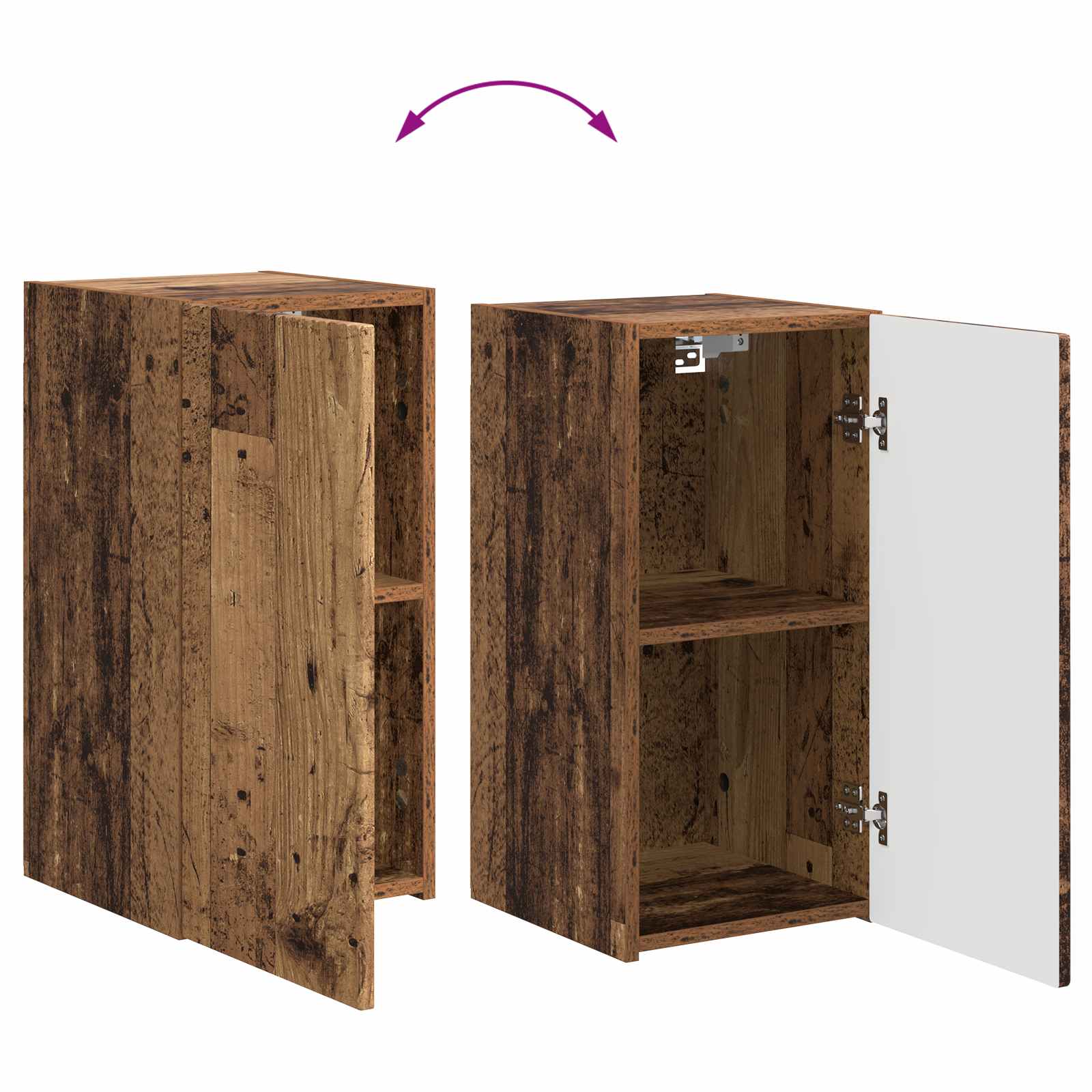 Ensemble meuble TV 5 pcs Bois ancien Bois d'ingénierie - XIOS