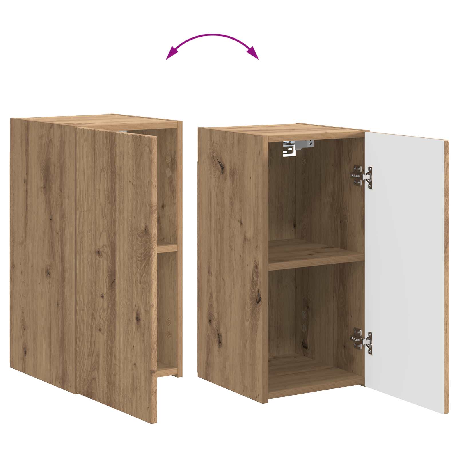 Ensemble meuble TV 5 pcs Chêne artisanal Bois d'ingénierie - XIOS