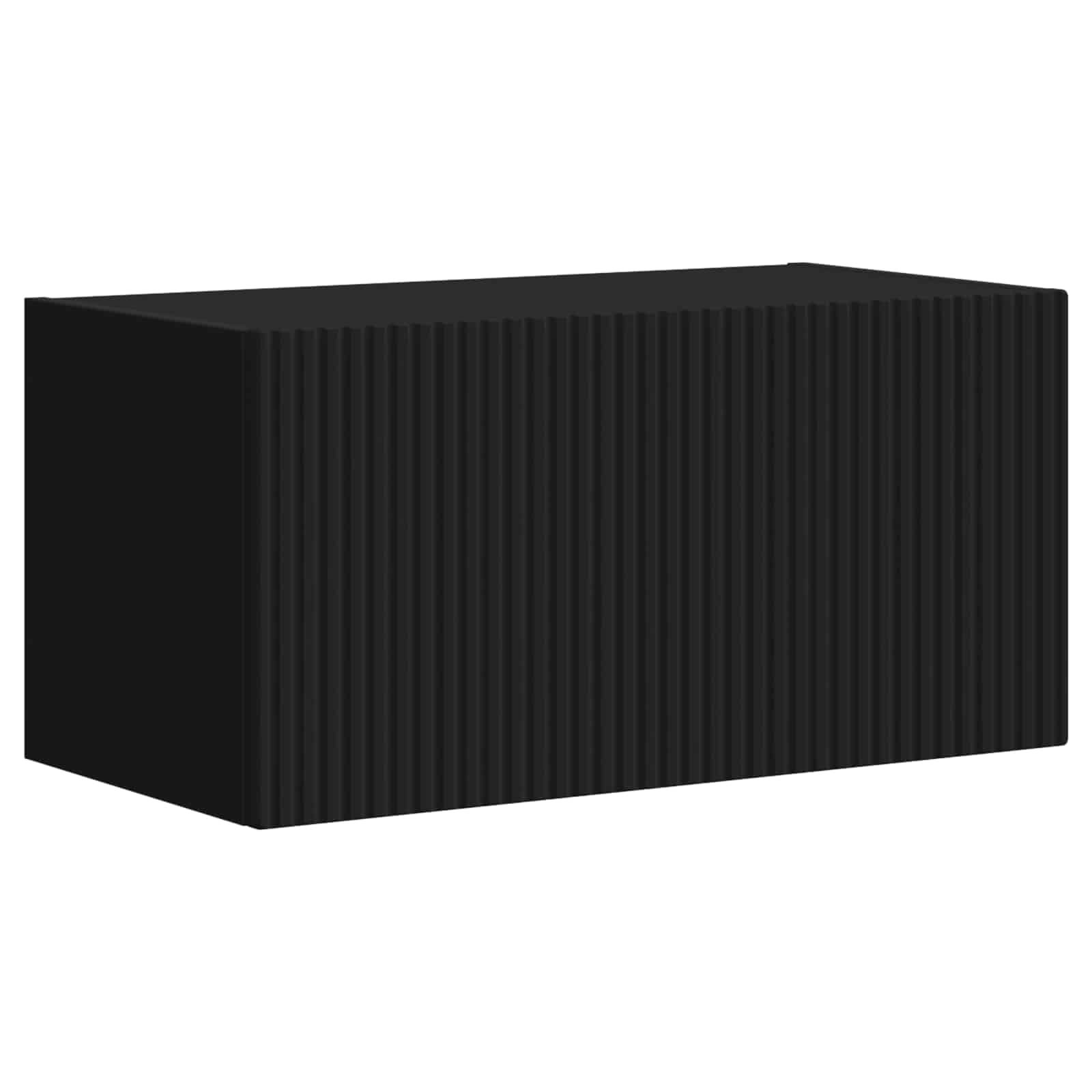 Ensemble meuble TV 4 pc Noir Bois d'ingénierie