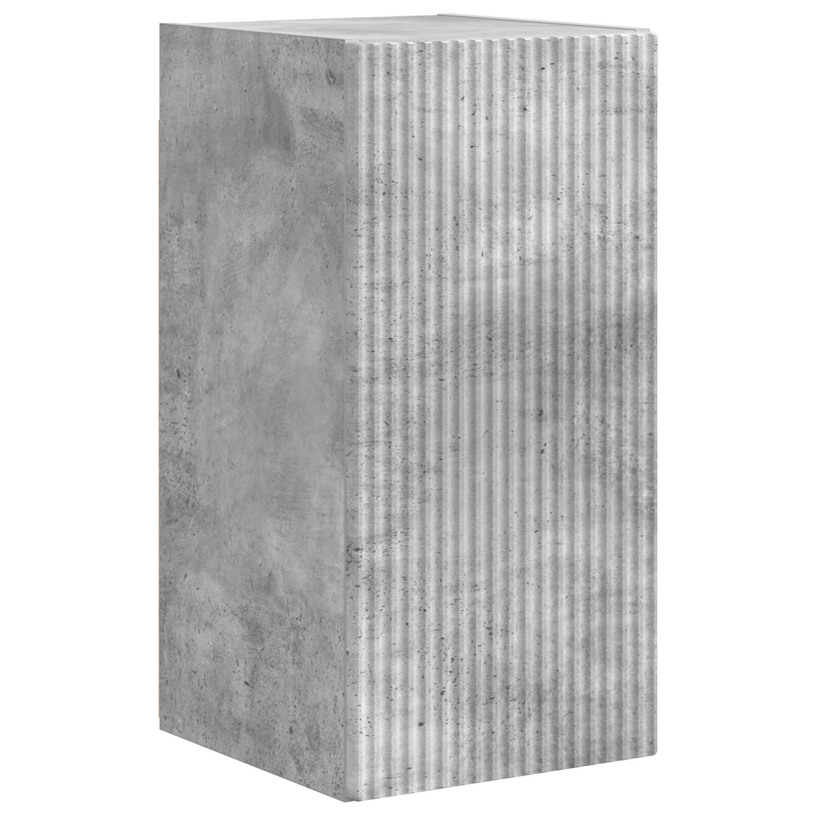 Ensemble meuble TV 4 pcs Gris béton Bois d'ingénierie - XIOS