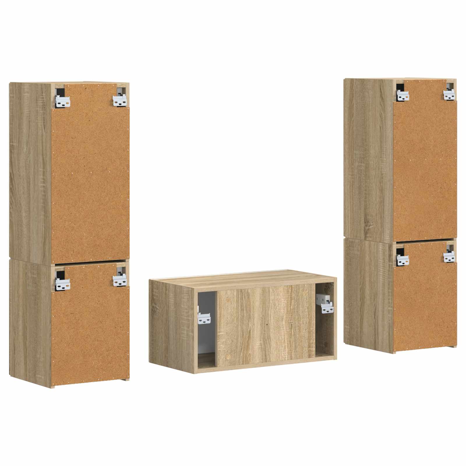 Ensemble meuble TV 5 pcs Chêne Sonoma Bois d'ingénierie - XIOS
