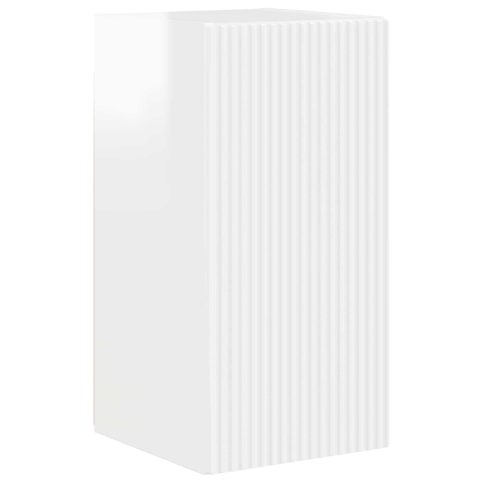 Ensemble meuble TV 4 pcs Blanc brillant Bois d'ingénierie - XIOS