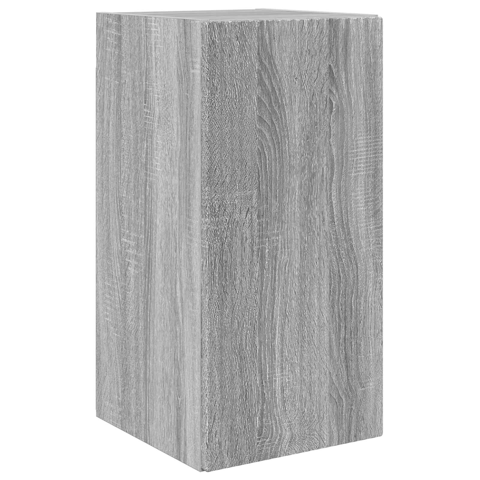 Ensemble meuble TV 4 pcs Gris Sonoma Bois d'ingénierie - XIOS