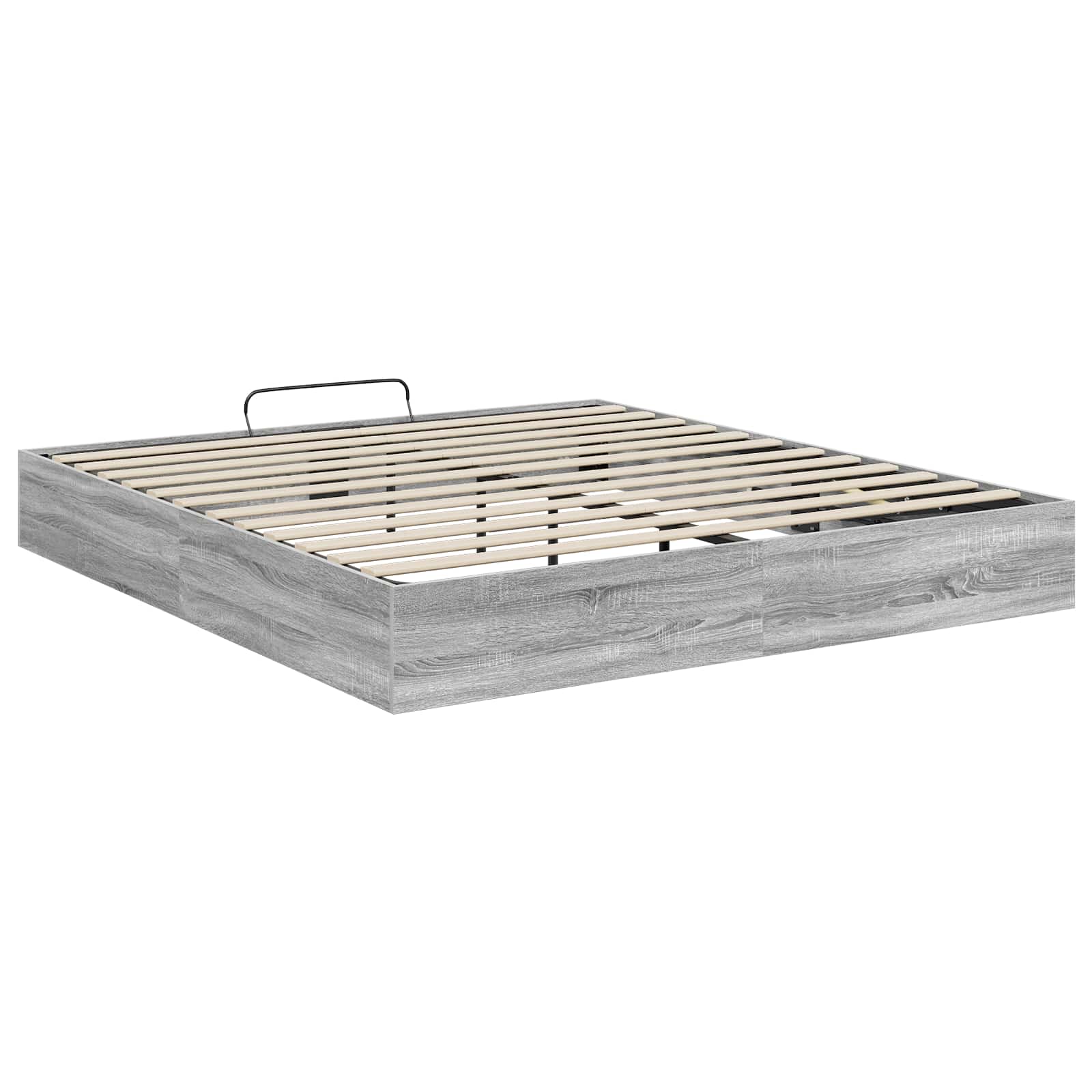 Cadre de lit ottoman Gris Sonoma 203 x 160 x 25 cm - XIOS
