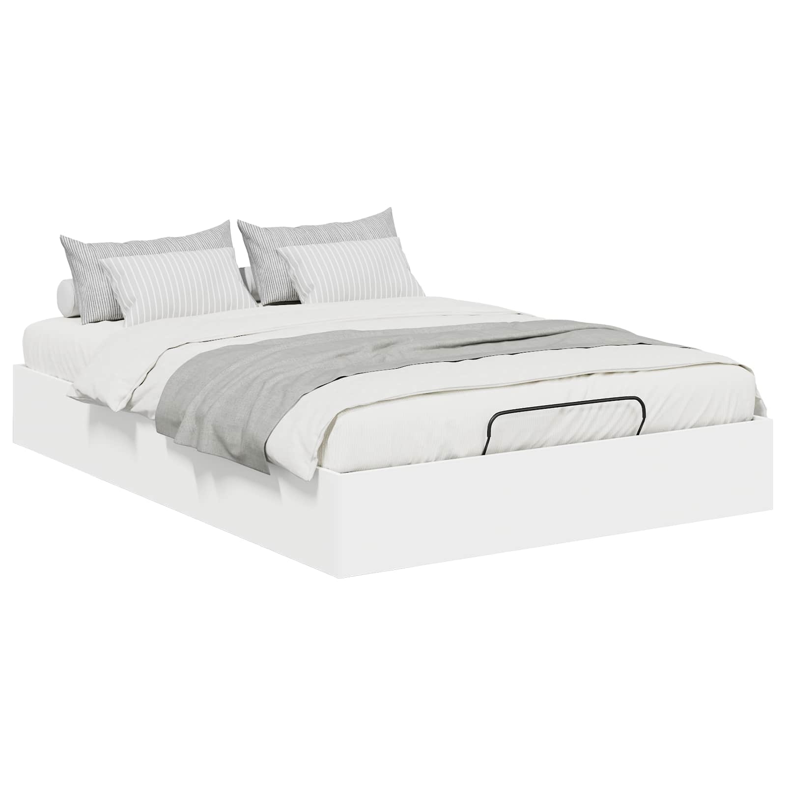 Cadre de lit ottoman avec stockage Blanc 193 x 120 x 25 cm - XIOS
