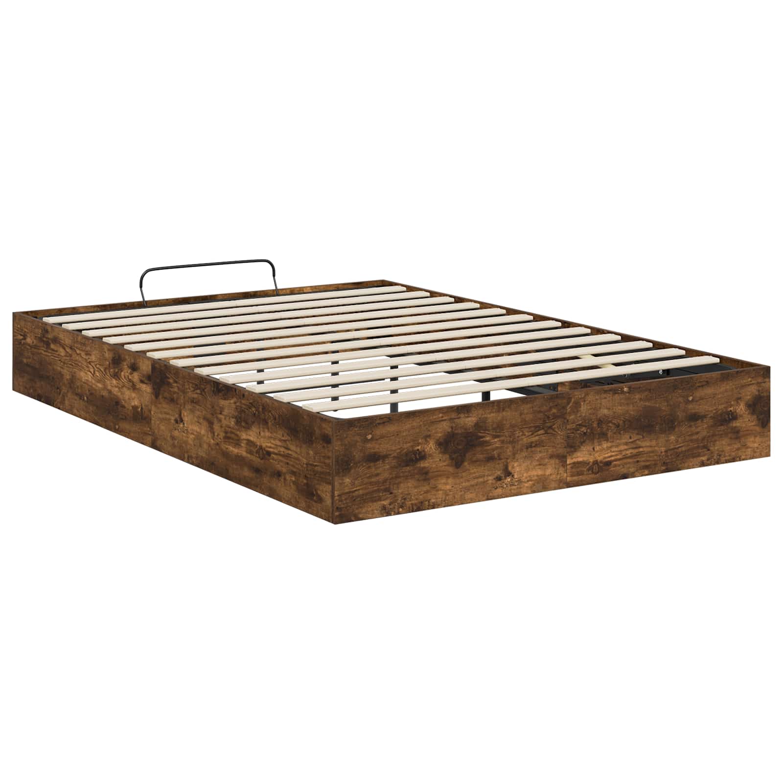Cadre de lit ottoman avec stockage Chêne Fumé 203 x 140 x 25 cm - XIOS