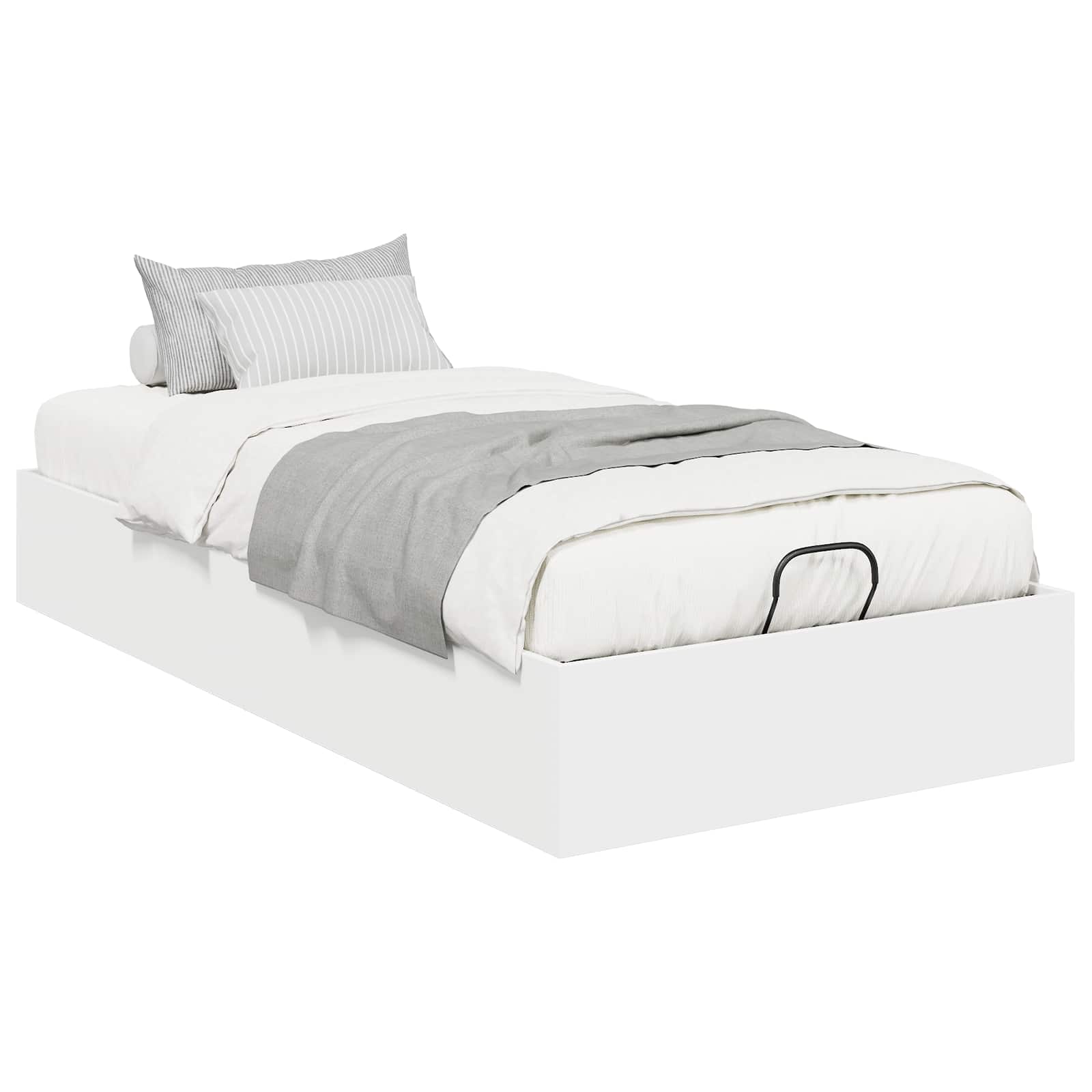 Cadre de lit ottoman avec stockage Blanc 193 x 120 x 25 cm - XIOS