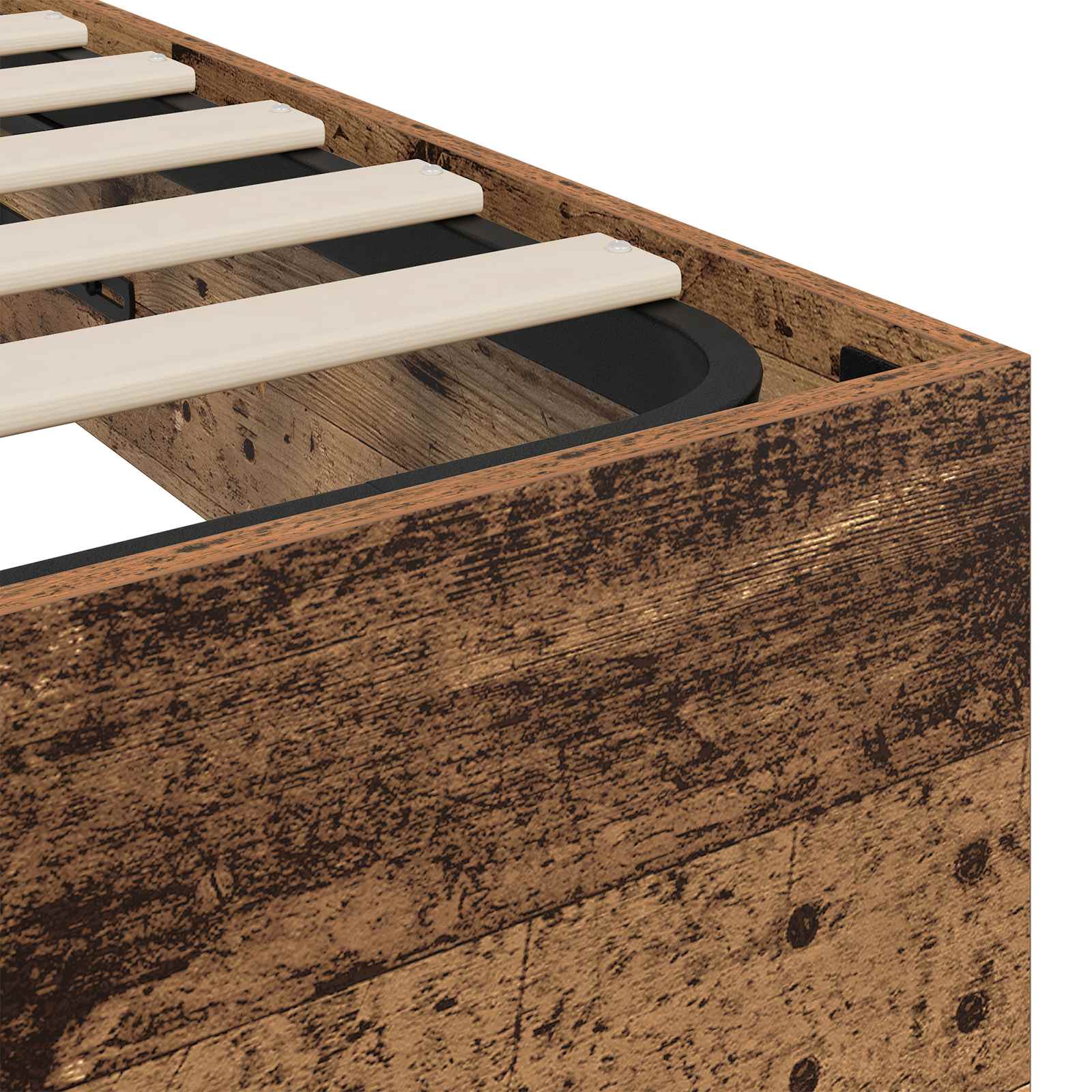 Cadre de lit ottoman Bois ancien 193 x 120 x 25 cm - XIOS