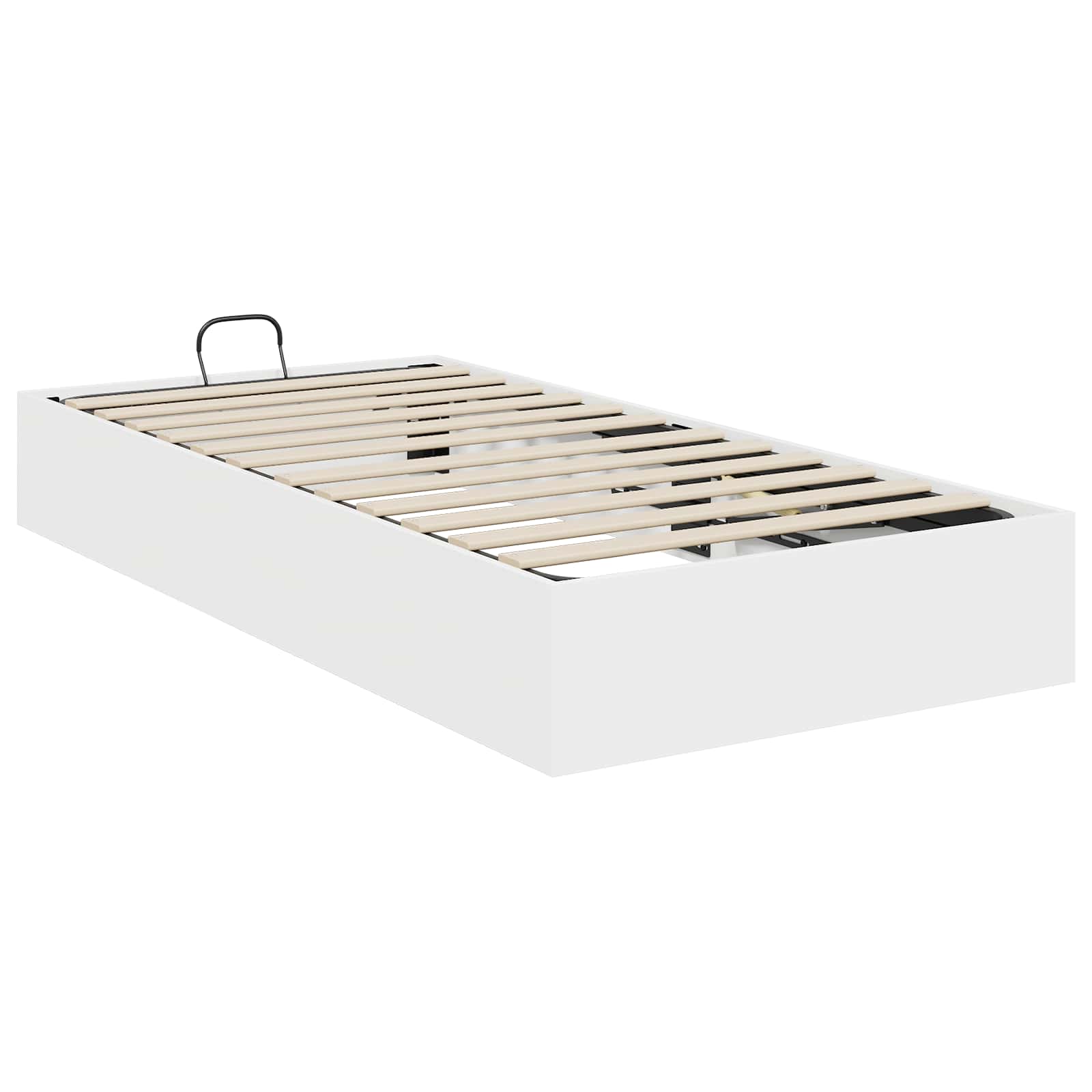 Cadre de lit ottoman Blanc 203 x 80,5 x 25 cm Bois d'ingénierie - XIOS