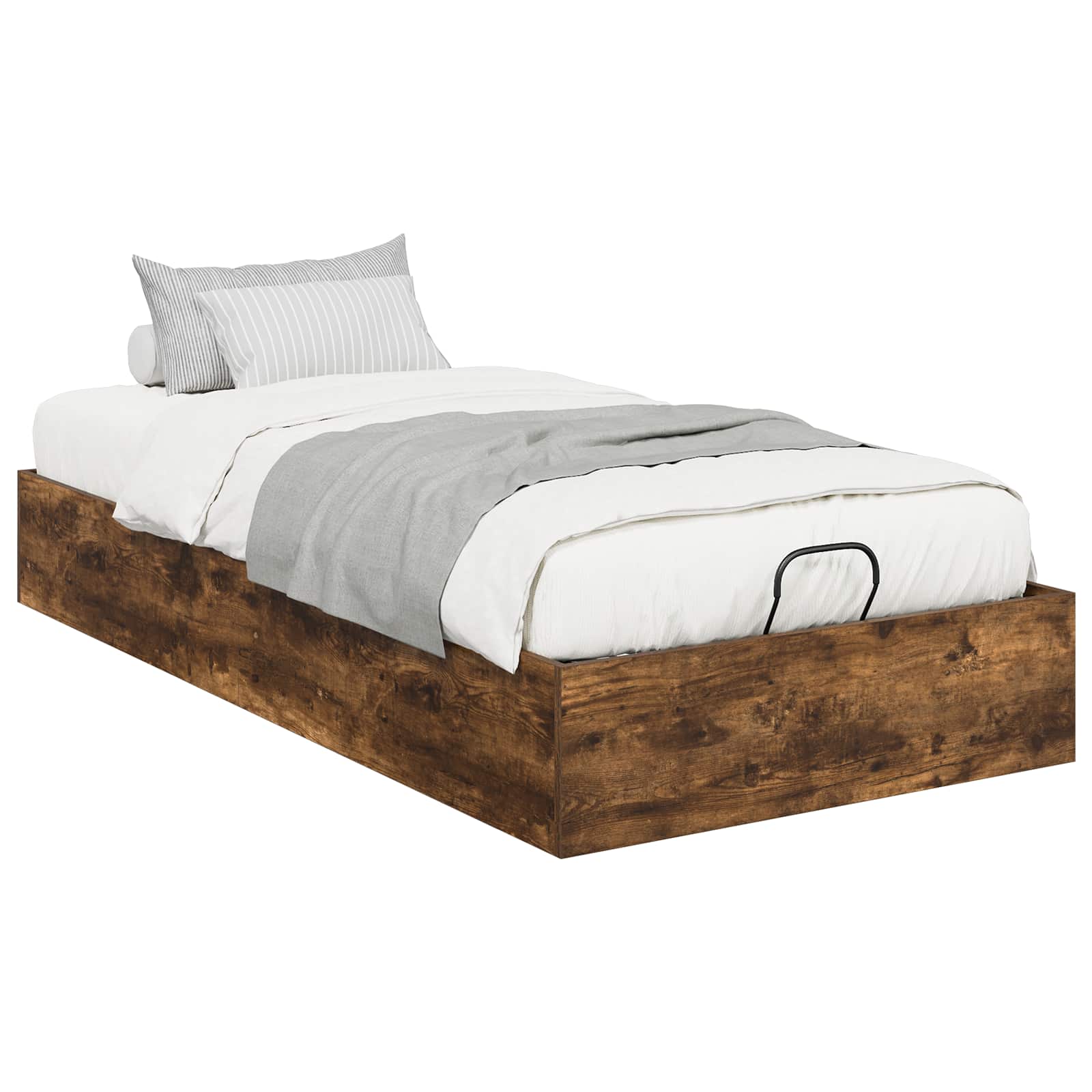 Cadre de lit ottoman Chêne fumé 203 x 80,5 x 25 cm - XIOS