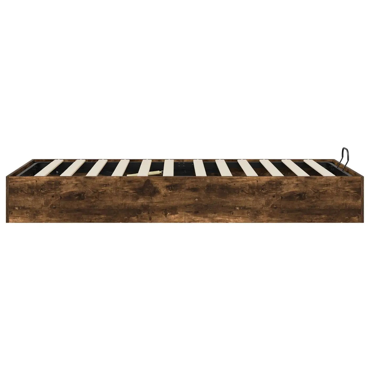 Cadre de lit ottoman Chêne fumé 80,5 x 200 cm Bois d’ingénierie - XIOS