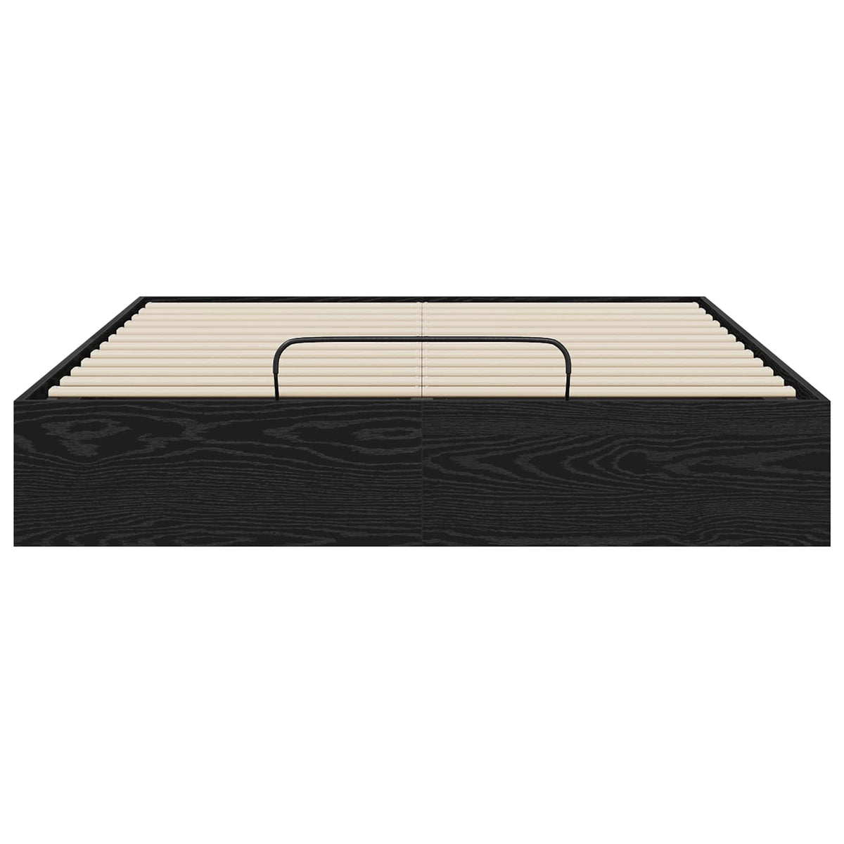 Cadre de lit ottoman Chêne noir 135 x 190 cm Bois d’ingénierie