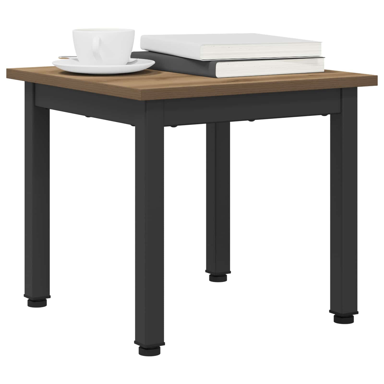 Table basse Chêne artisan 40 x 40 x 36 cm Bois d'ingénierie