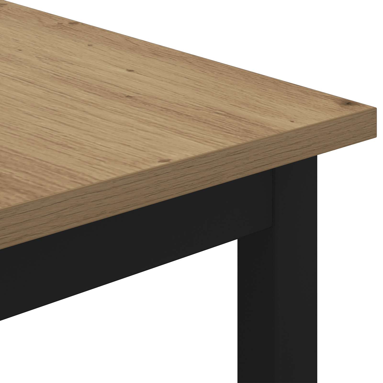 Table basse Chêne artisan 50 x 50 x 36 cm Bois d'ingénierie - XIOS