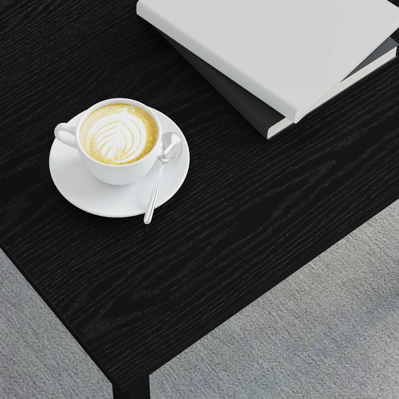 Table basse Chêne noir 60 x 50 x 36 cm Bois d'ingénierie - XIOS