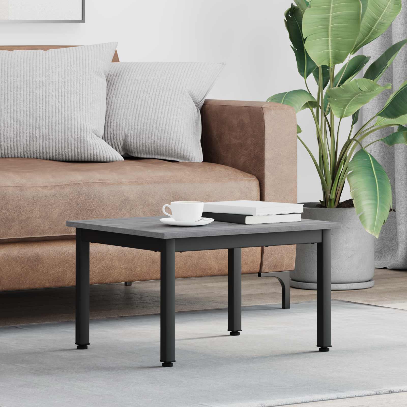 Table basse Gris Sonoma 60 x 50 x 36 cm Bois d'ingénierie - XIOS