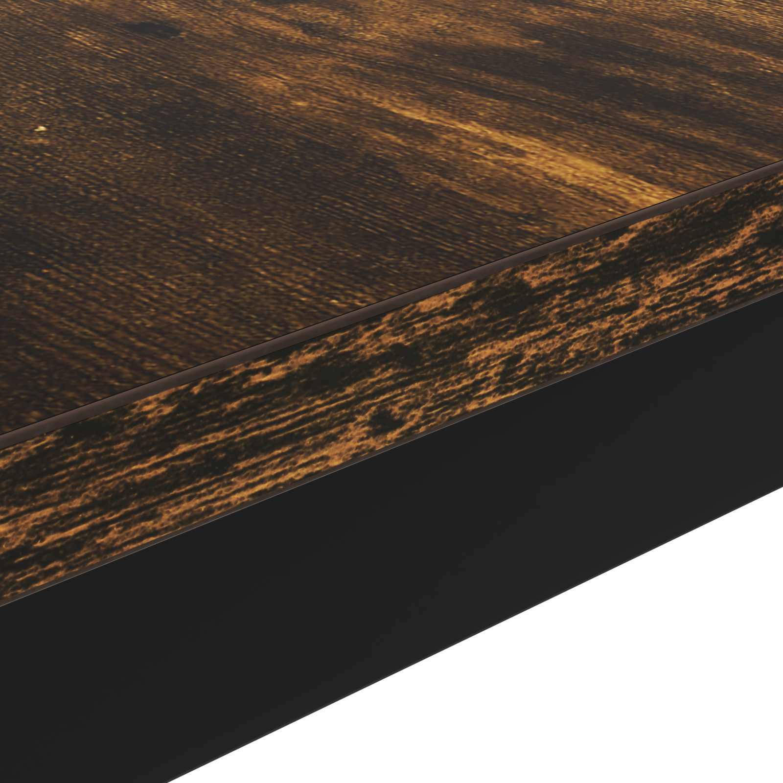 Table basse Chêne Fumé 100 x 50 x 45 cm Bois d'ingénierie - XIOS