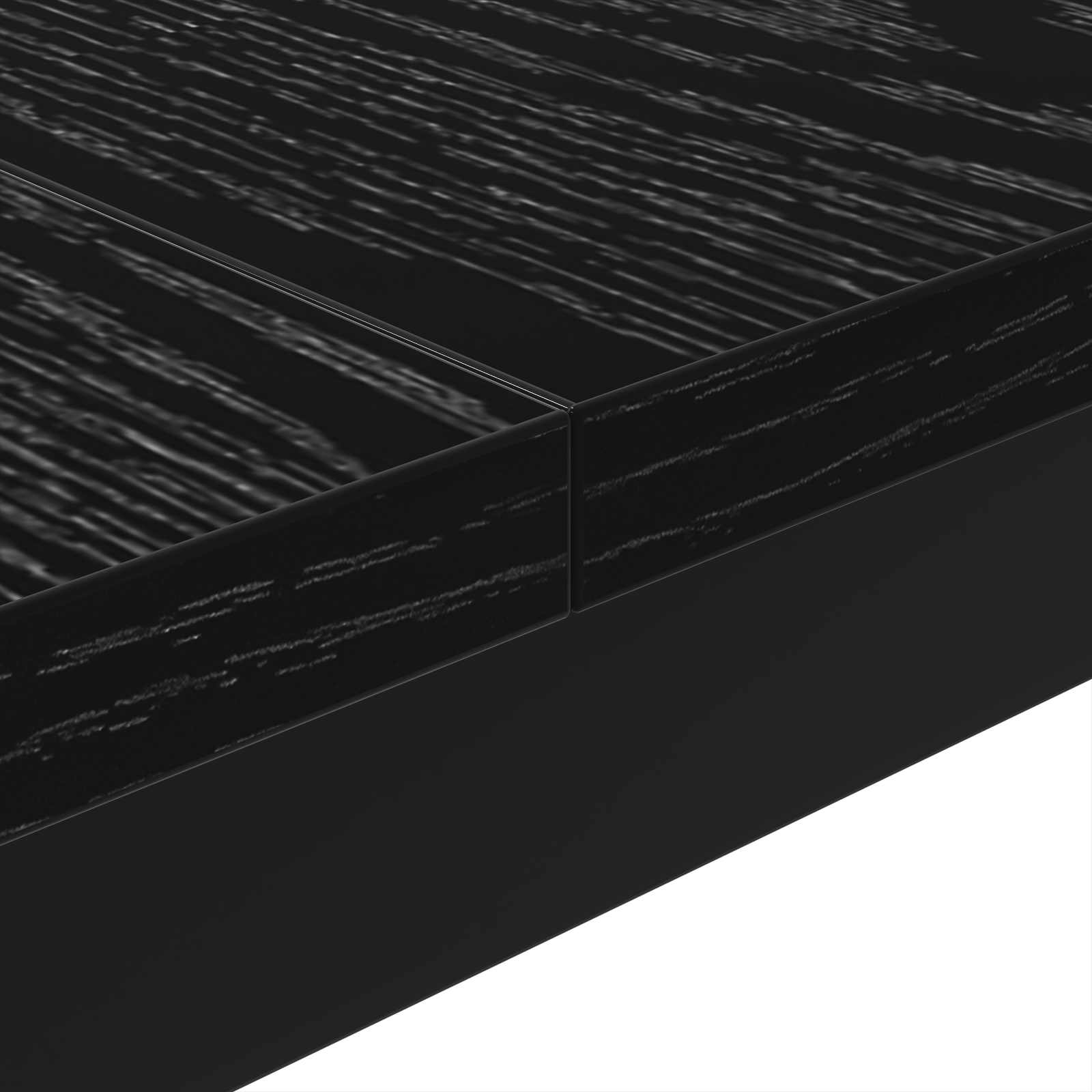 Table basse Chêne noir 80 x 80 x 45 cm Bois d'ingénierie - XIOS