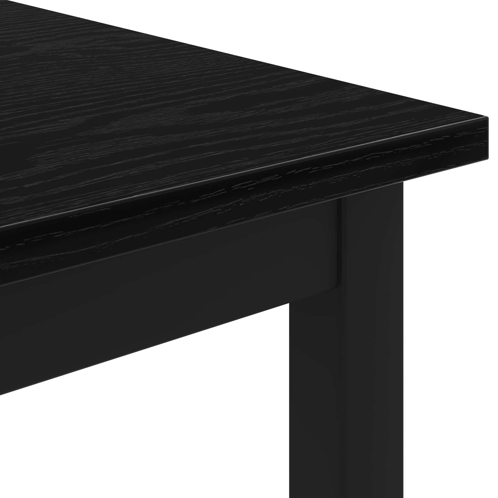 Table basse Chêne noir 100 x 100 x 45 cm Bois d'ingénierie - XIOS