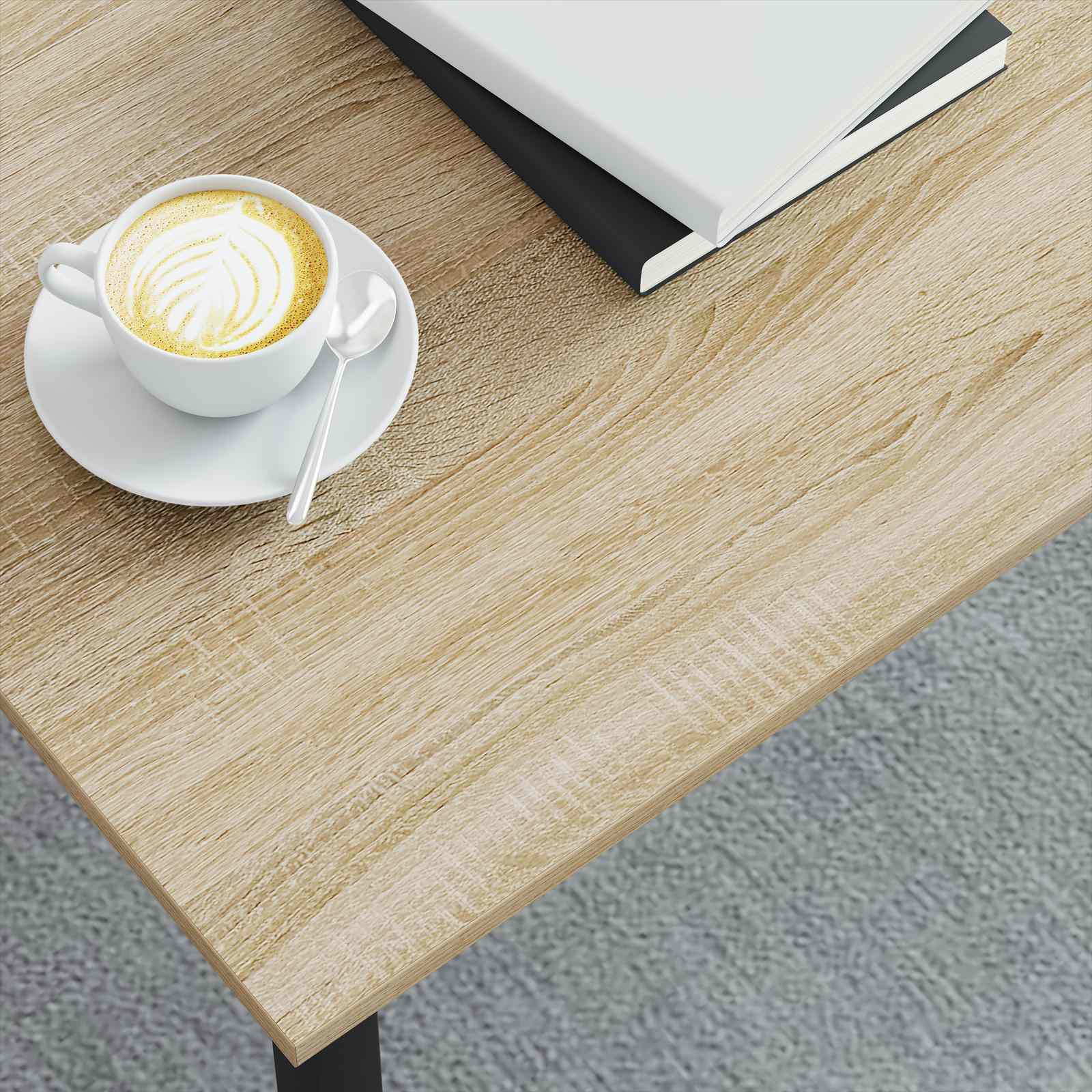 Table basse Sonoma 100 x 100 x 45 cm Bois d'ingénierie - XIOS