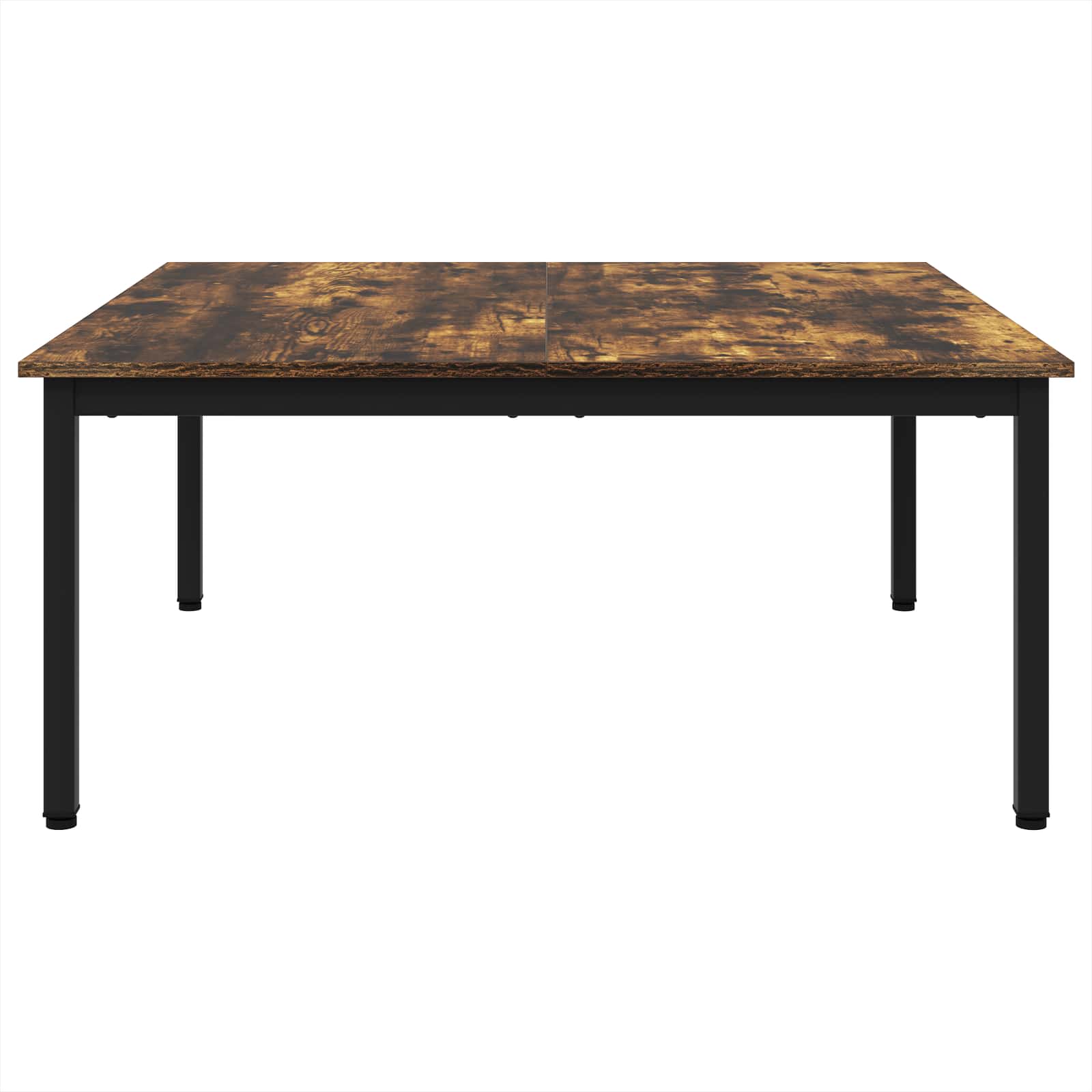 Table basse Chêne Fumé 100 x 100 x 45 cm Bois d'ingénierie - XIOS