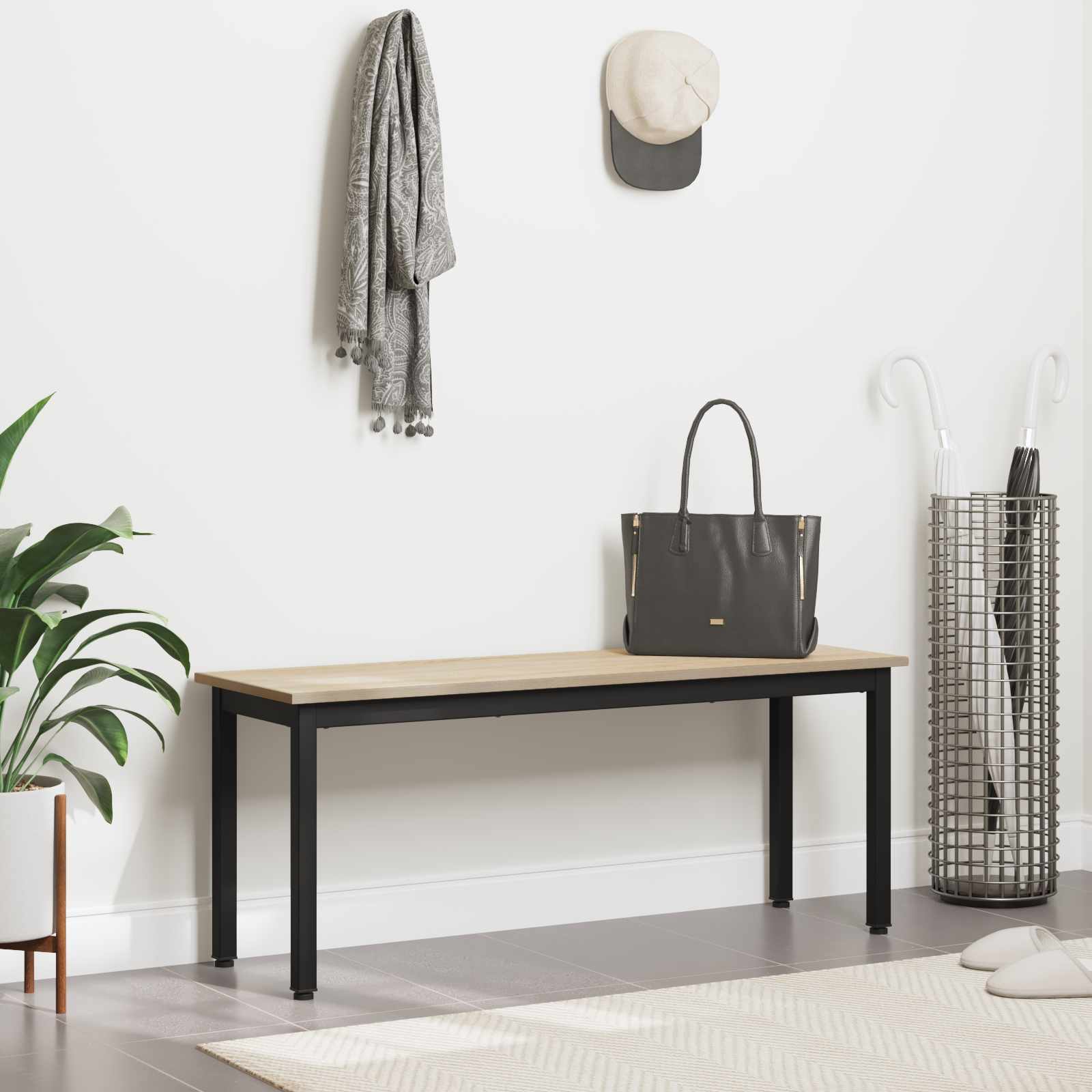banc Sonoma 110 x 35 x 45 cm Bois d'ingénierie - XIOS