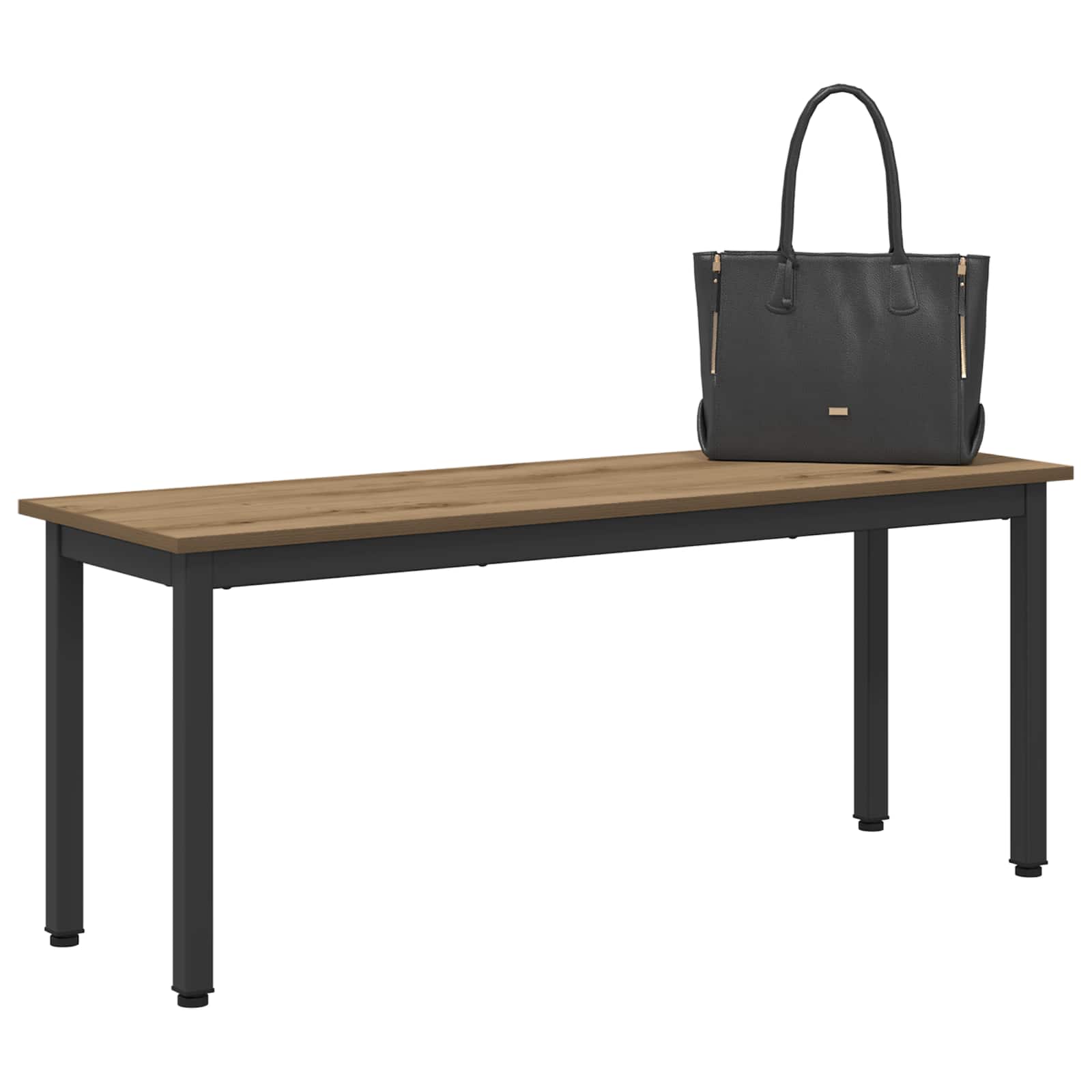 banc Chêne artisan 110 x 35 x 45 cm Bois d'ingénierie