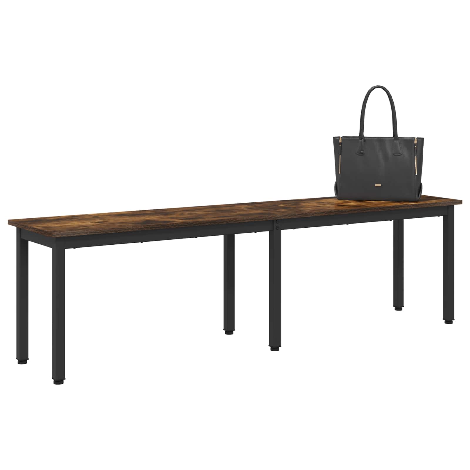 banc Chêne Fumé 160 x 35 x 45 cm Bois d'ingénierie - XIOS