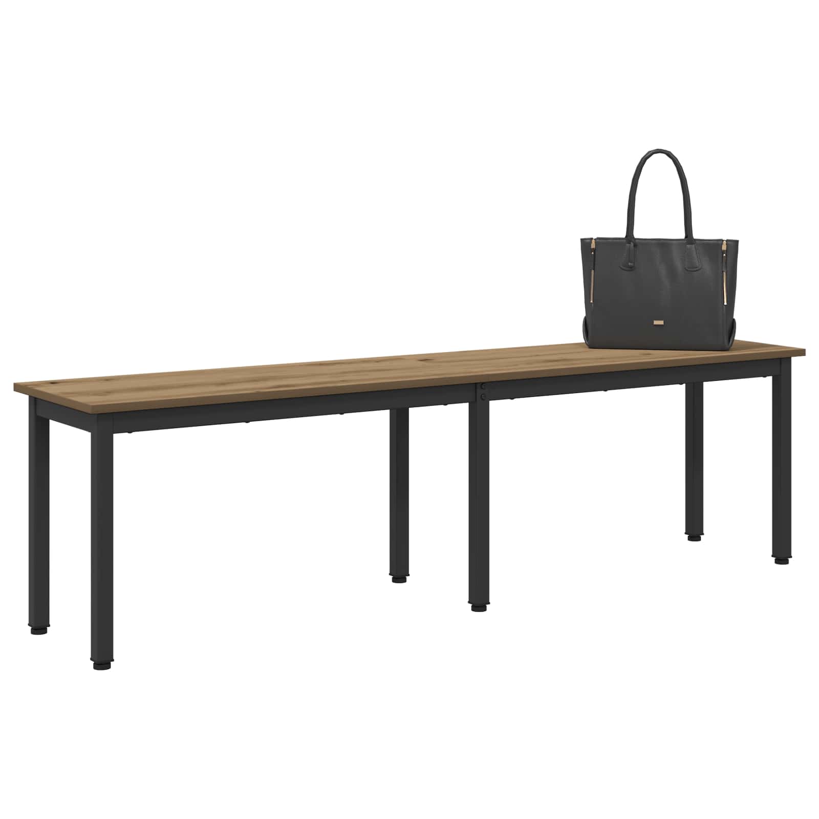 banc Chêne artisan 160 x 35 x 45 cm Bois d'ingénierie - XIOS